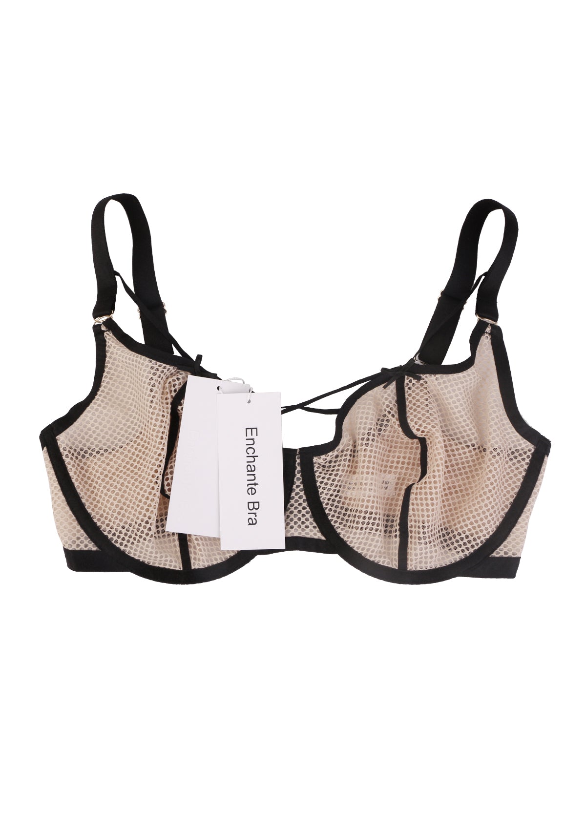 Mermaid Scales Bra Punky Underwire Mesh Bra - HSIA