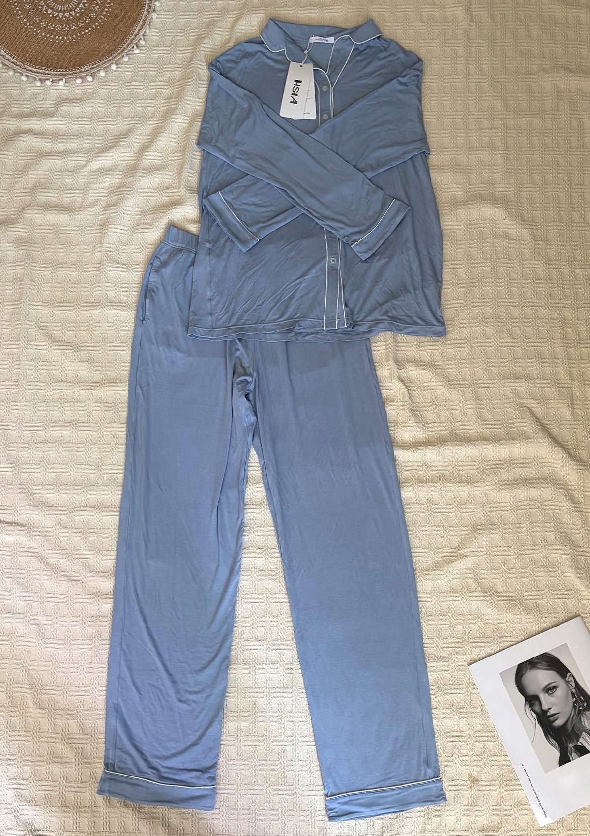 HSIA—HSIA Comfort Classic Pajama Set - HSIA
