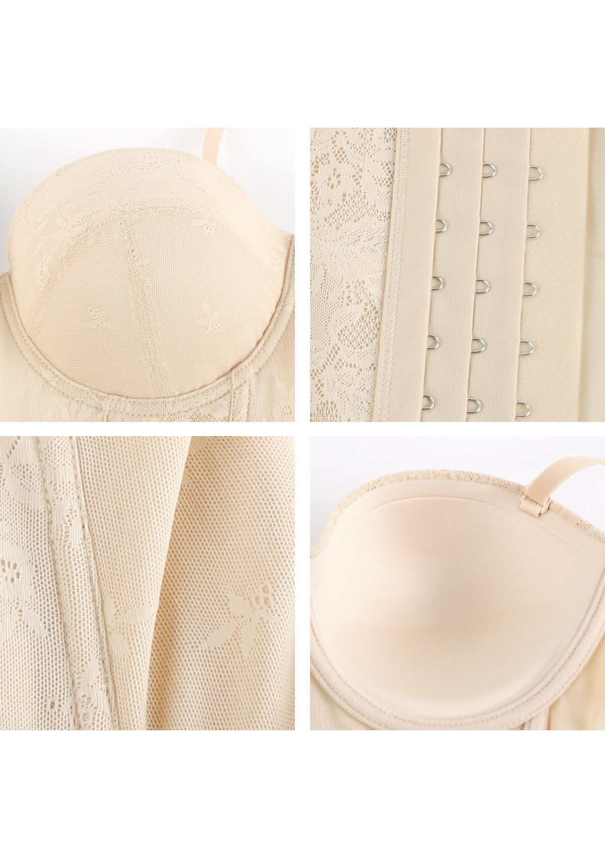 Momship Overbust Lace Corset Bustier - HSIA
