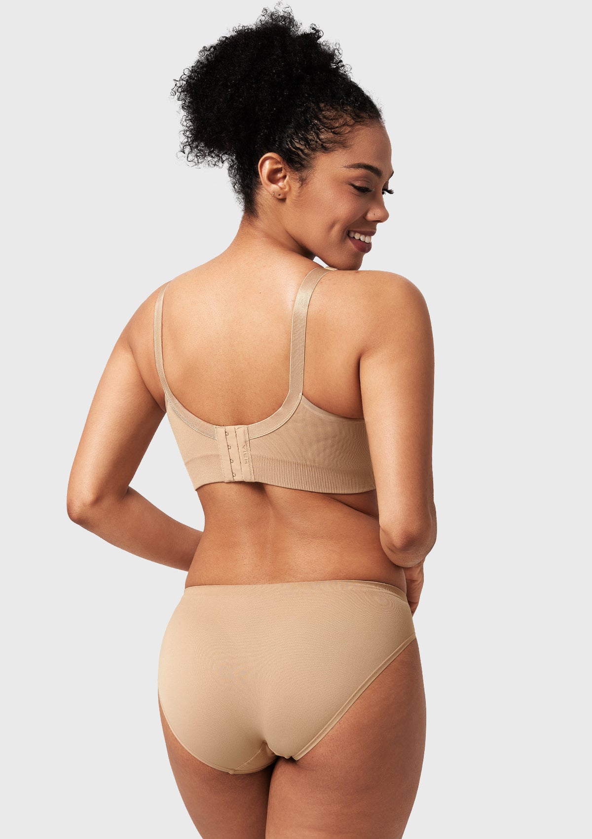 ComfyCare Seamless Full Coverage Wireless Padded Nursing Maternity Bra - HSIA