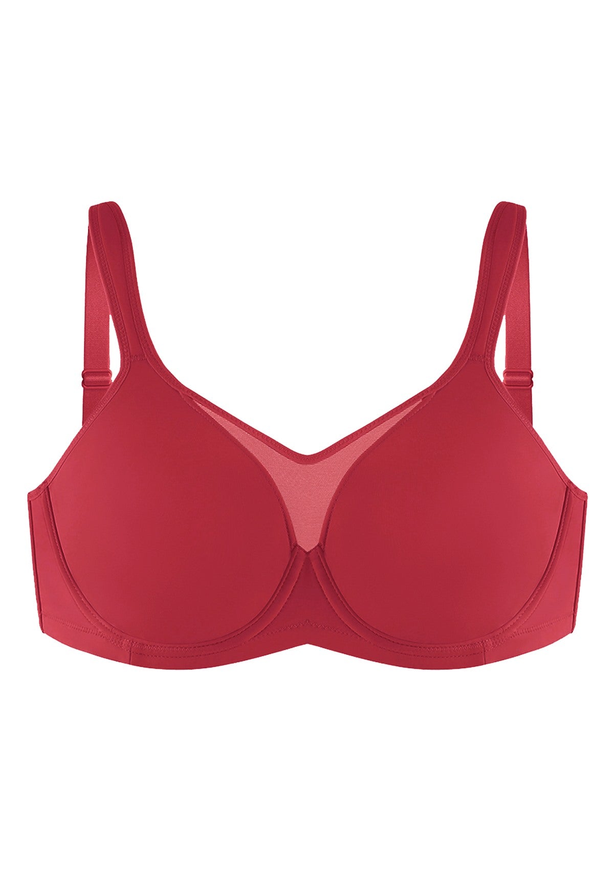 (Cardi B recommends)CoolComfort Smoothing Unlined Minimizer Underwire Bra - HSIA