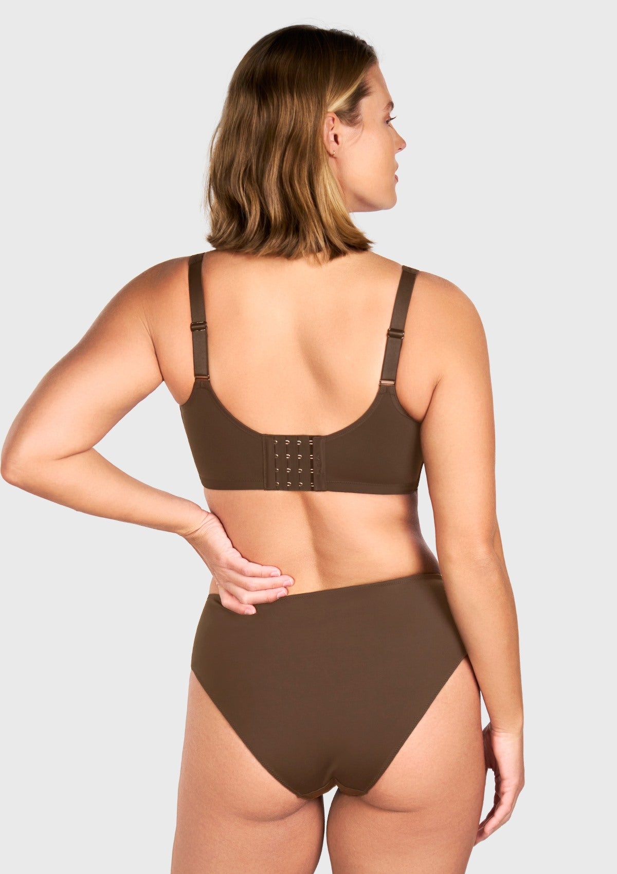 (Cardi B recommends)CoolComfort Smoothing Unlined Underwire Minimizer Bra - HSIA