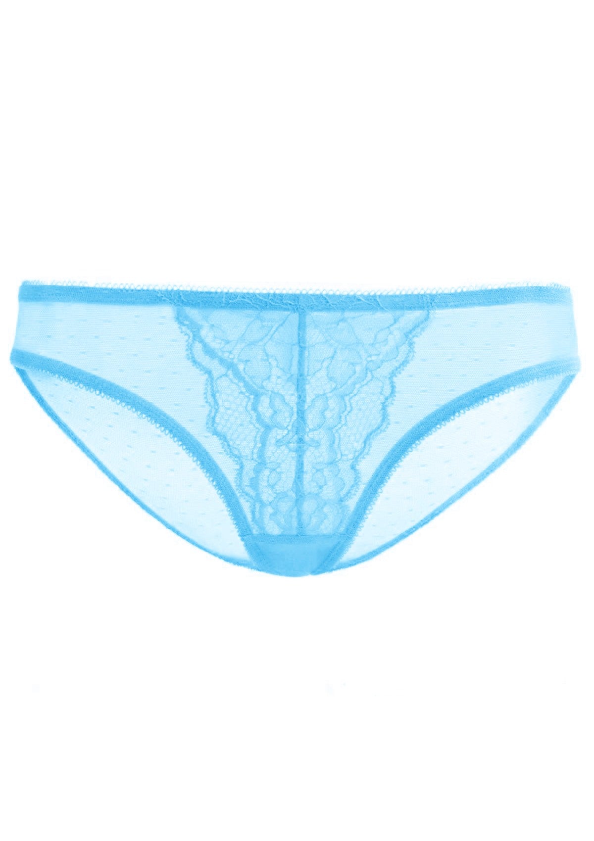 Enchante Capri Blue Lace Bikini Underwear - HSIA