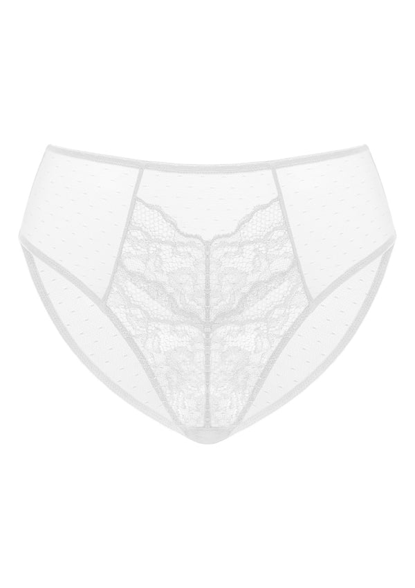 Enchante White Lace Bikini Underwear - HSIA