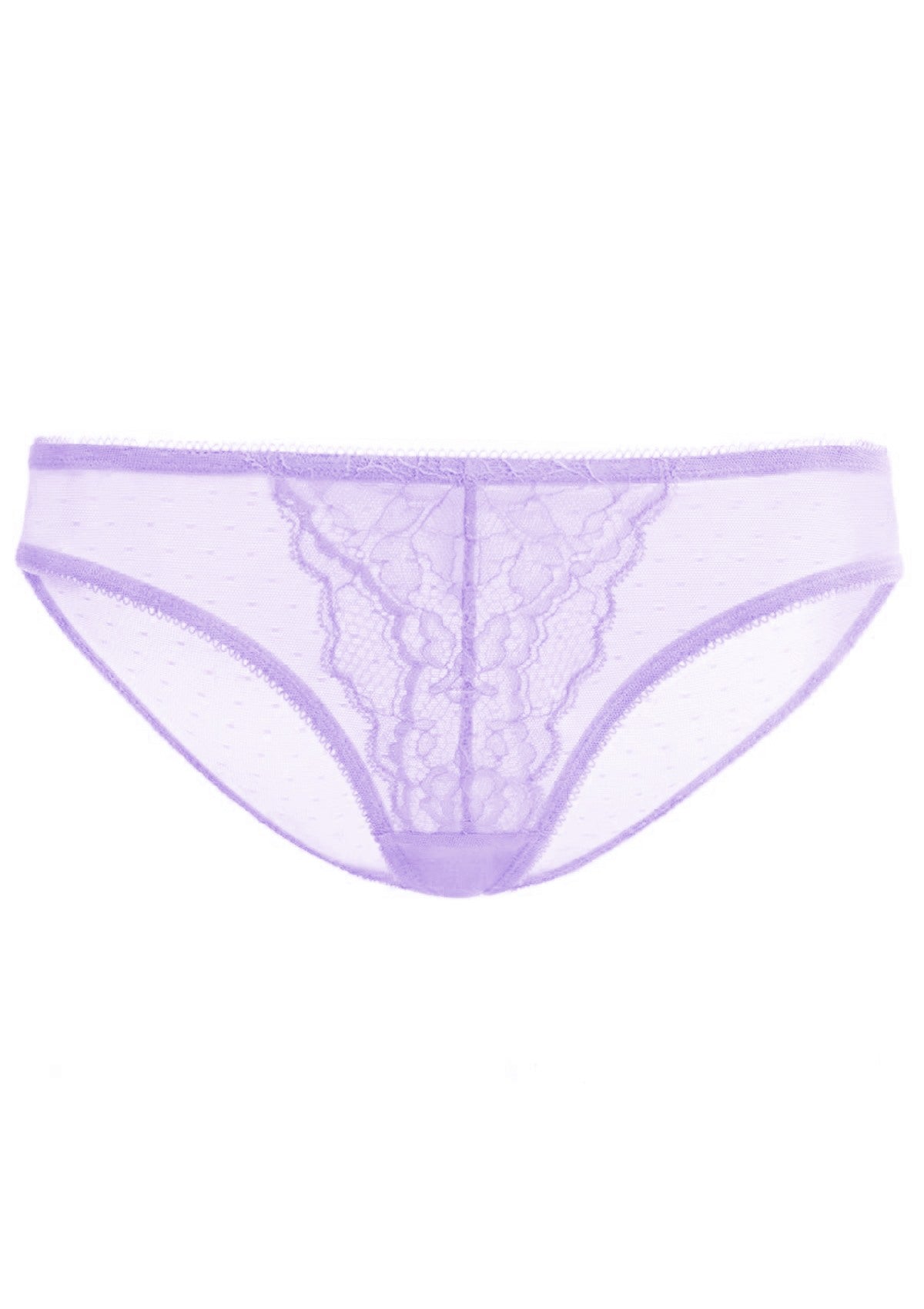 Enchante Purple Lace Bikini Underwear - HSIA