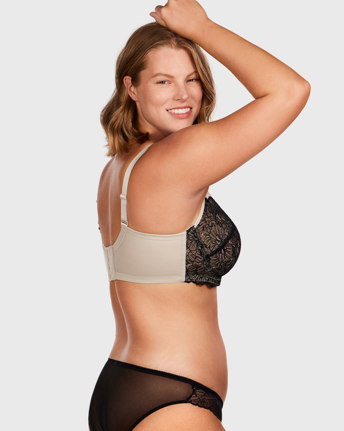 HSIA Blossom Black Unlined Lace Bra - HSIA