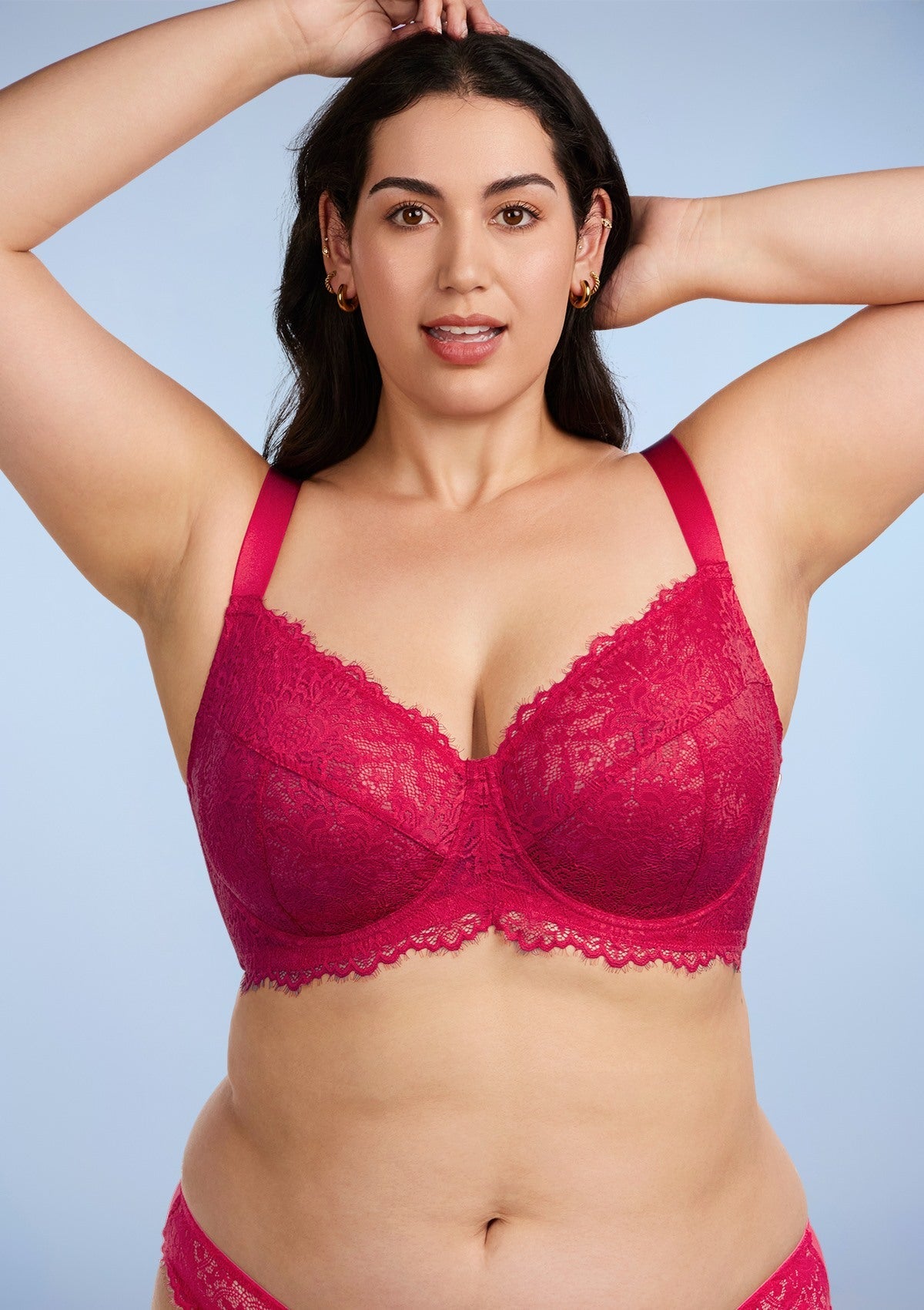 HSIA Black Sunflower Underwire Lace Bra - HSIA