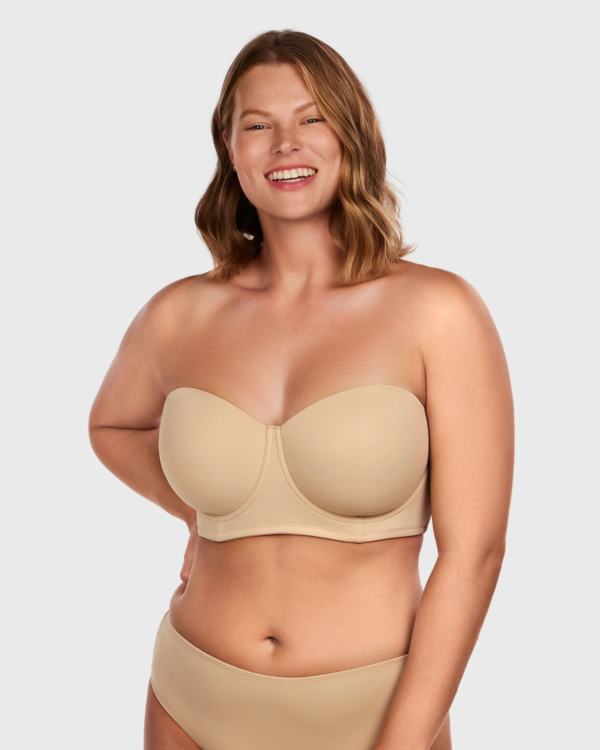 Margaret Seamless Molded Convertible Multiway Strapless Bra - HSIA