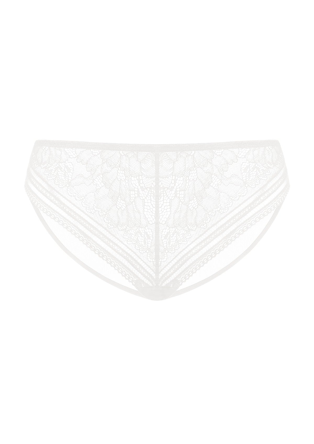 Peony Mid-rise Lace Bikini Underwear - HSIA