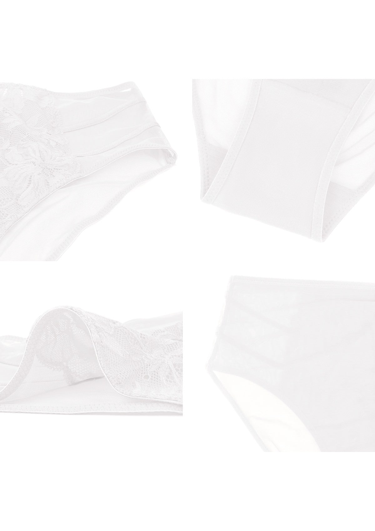 Pretty In Petals High-Rise Lace Brief Underwear - HSIA