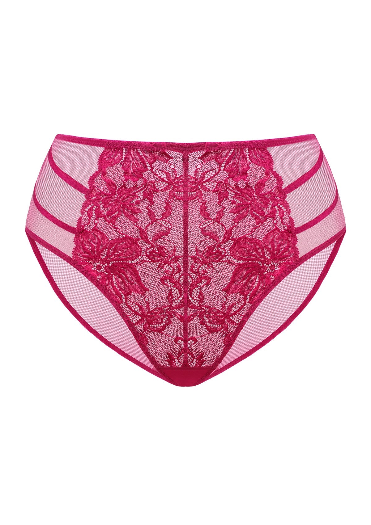 Pretty In Petals Red Lace Bikini Underwear - HSIA