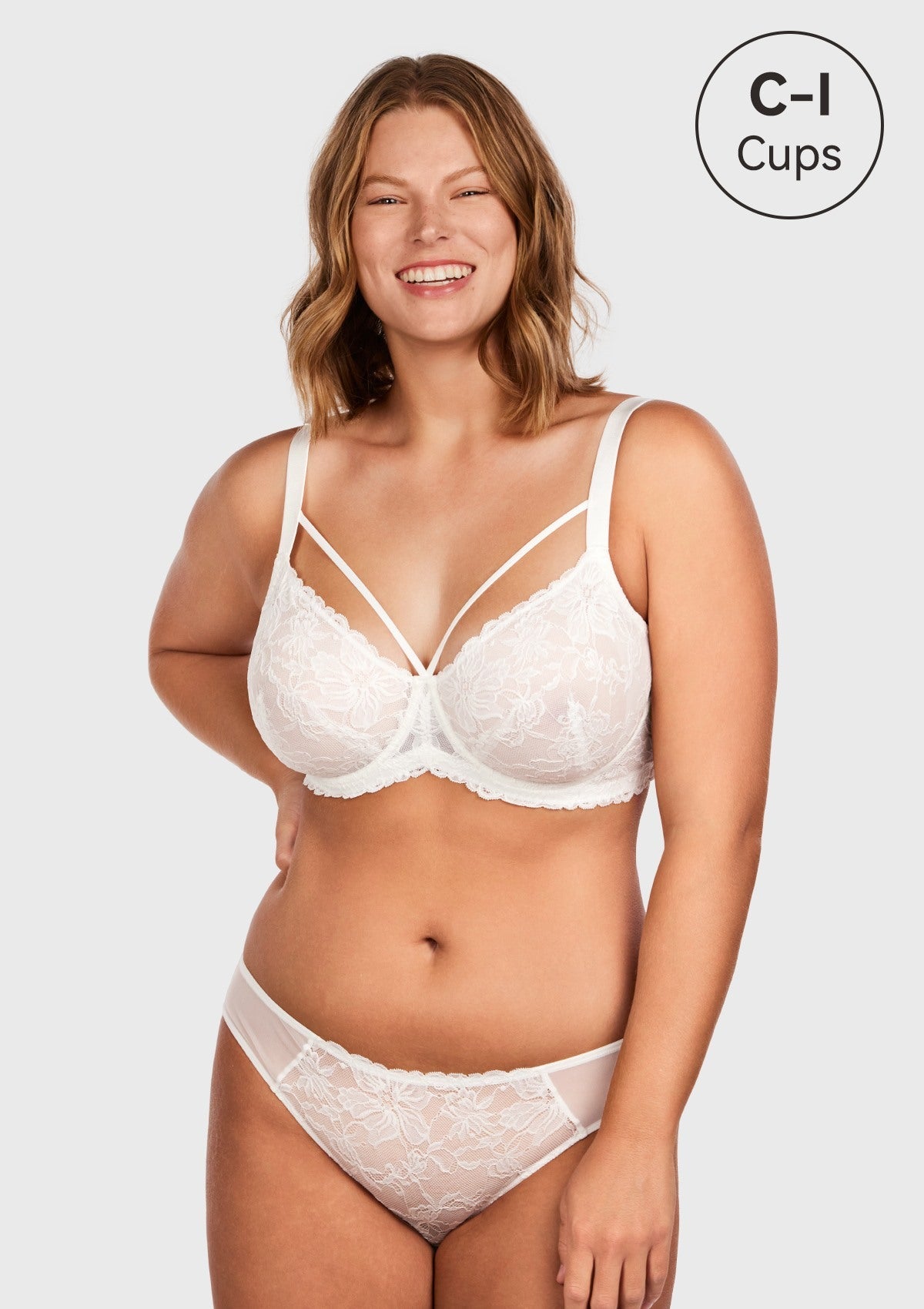 Pretty In Petals Black Unlined Strappy Lace Bra - HSIA