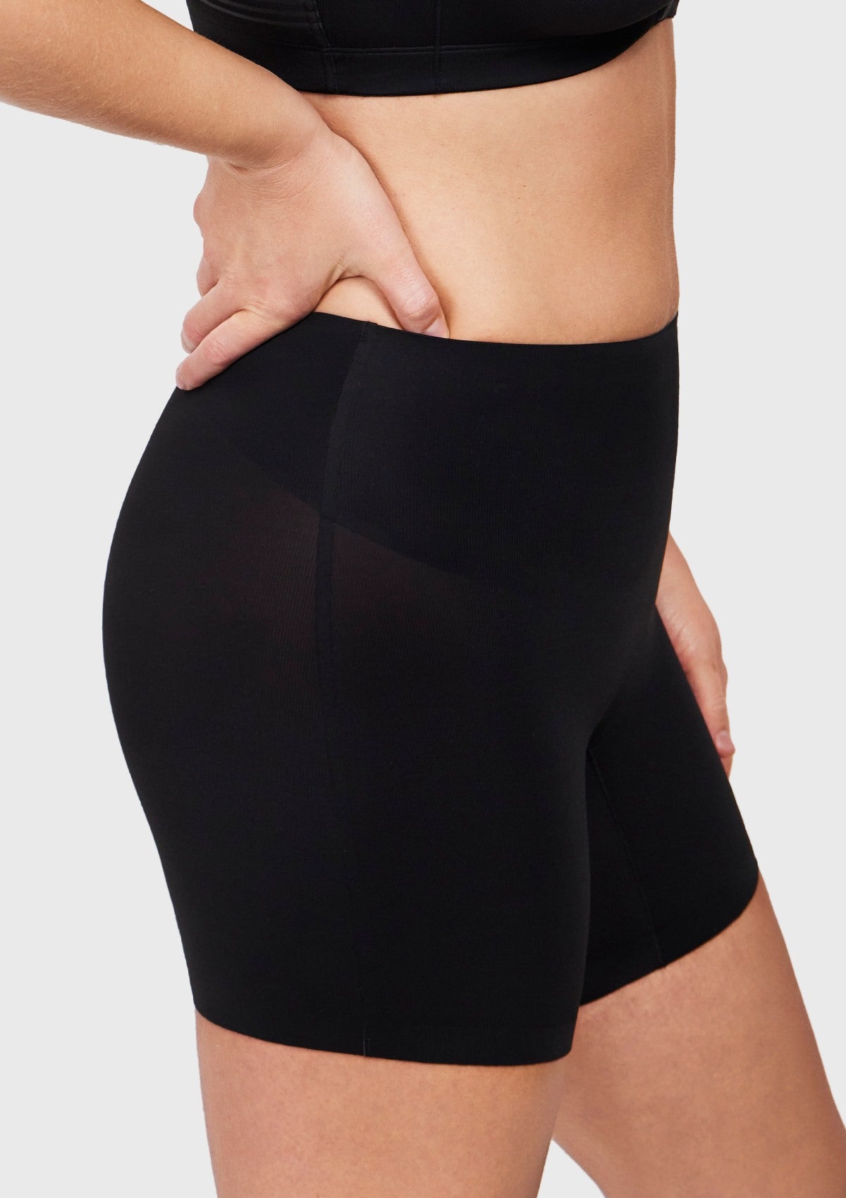 Songful High-Waist Seamless Tummy Control High Compression Shapewear Short - HSIA