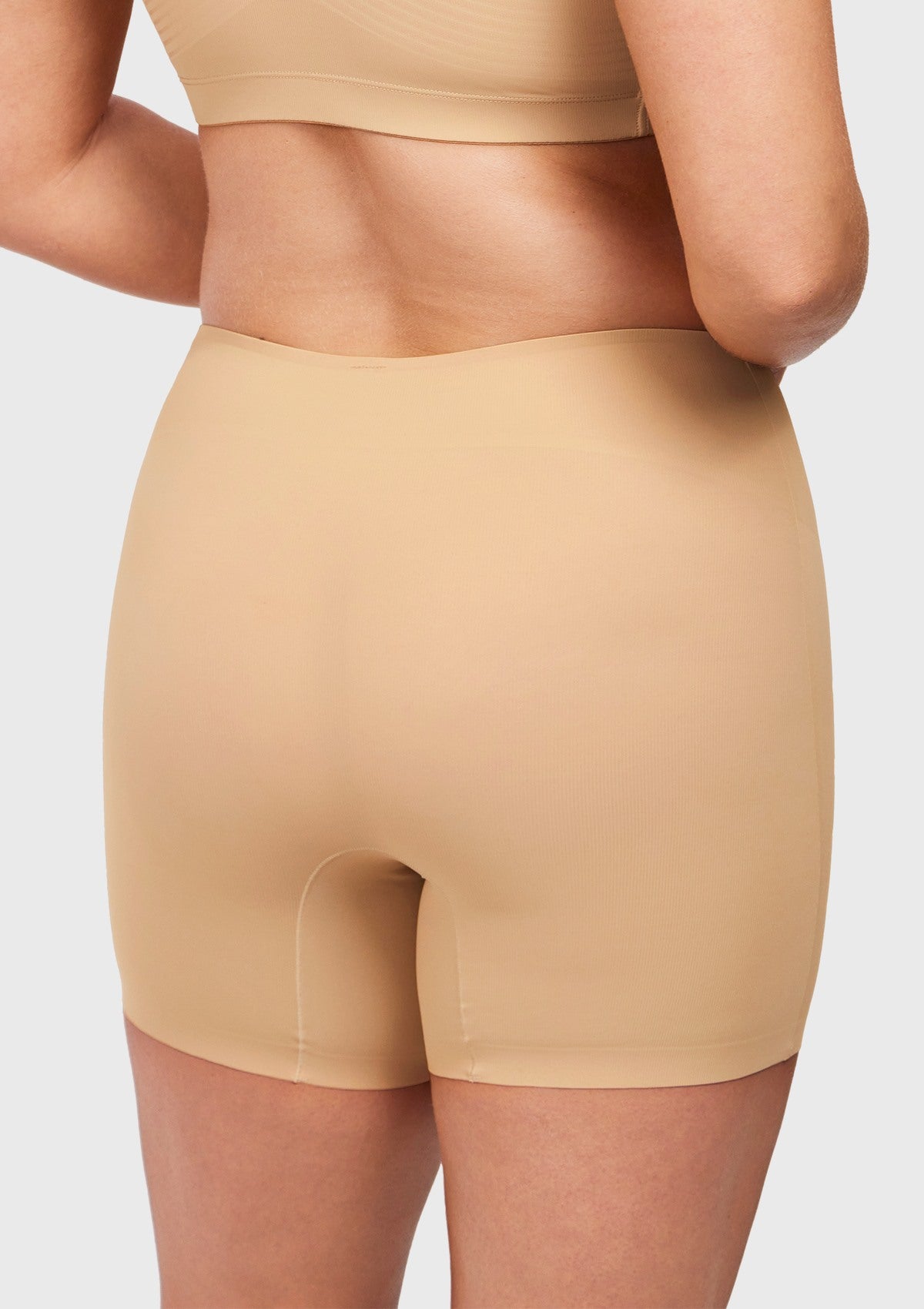 Songful High-Waist Seamless Tummy Control High Compression Shapewear Short - HSIA