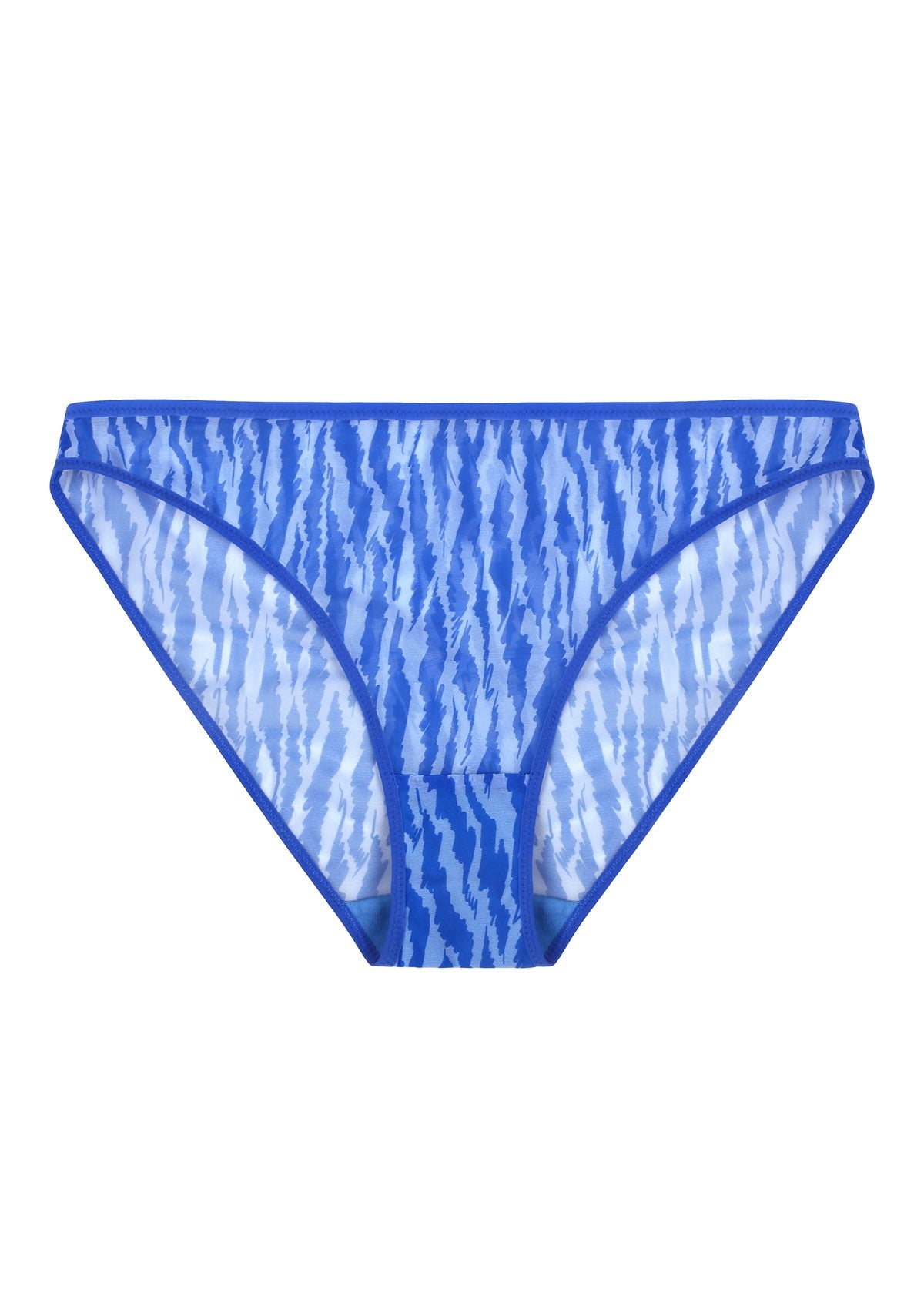 Zebra Wild Breathable Mesh Bikini Underwear - HSIA