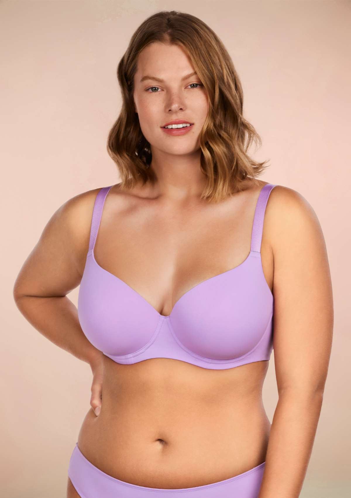 Gemma Smooth Lightly Padded Underwire T-shirt Bra - HSIA