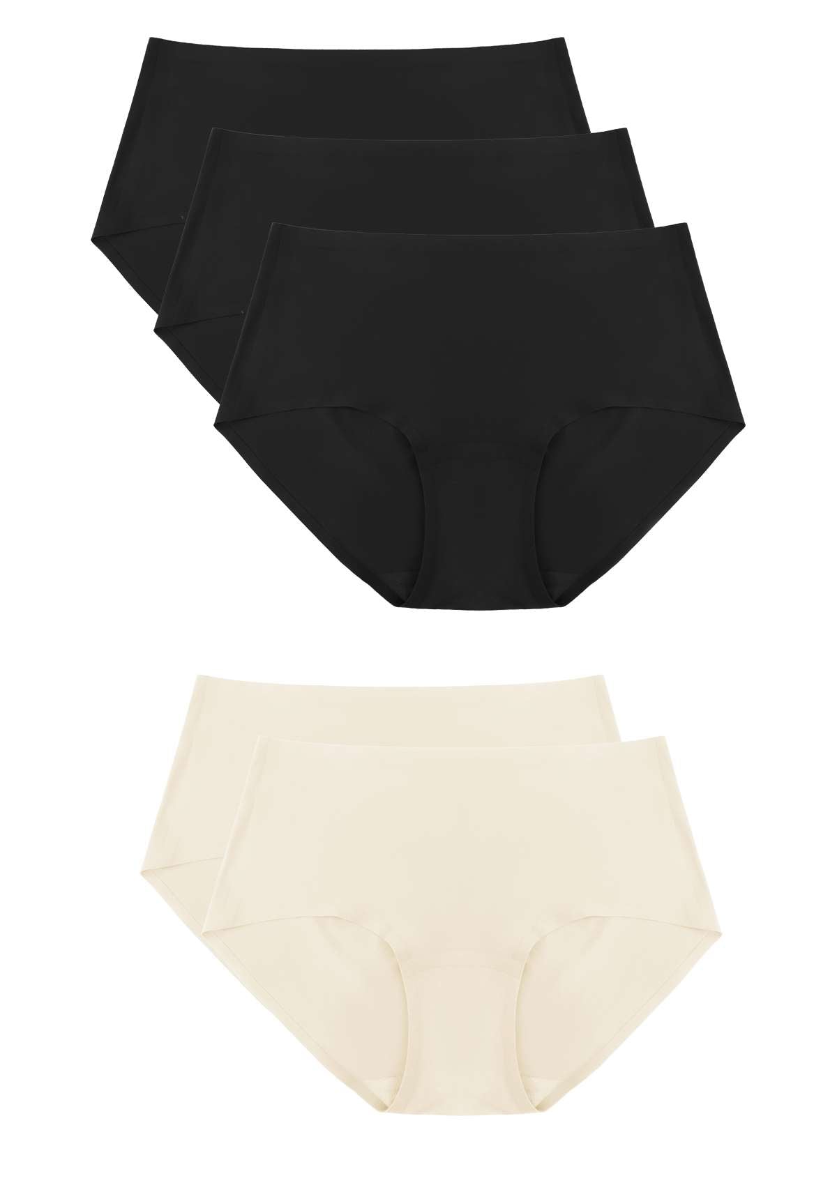 CoolFit Soft Stretch Seamless Brief Underwear Bundle - HSIA