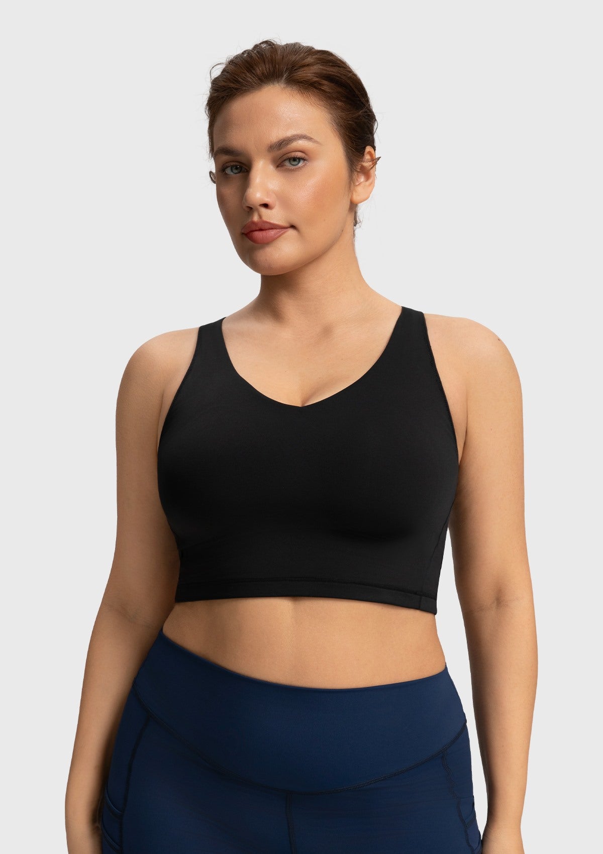HSIA AirBalance Wirefree Lightly Padded Medium Support Breathable Sports Bra - HSIA