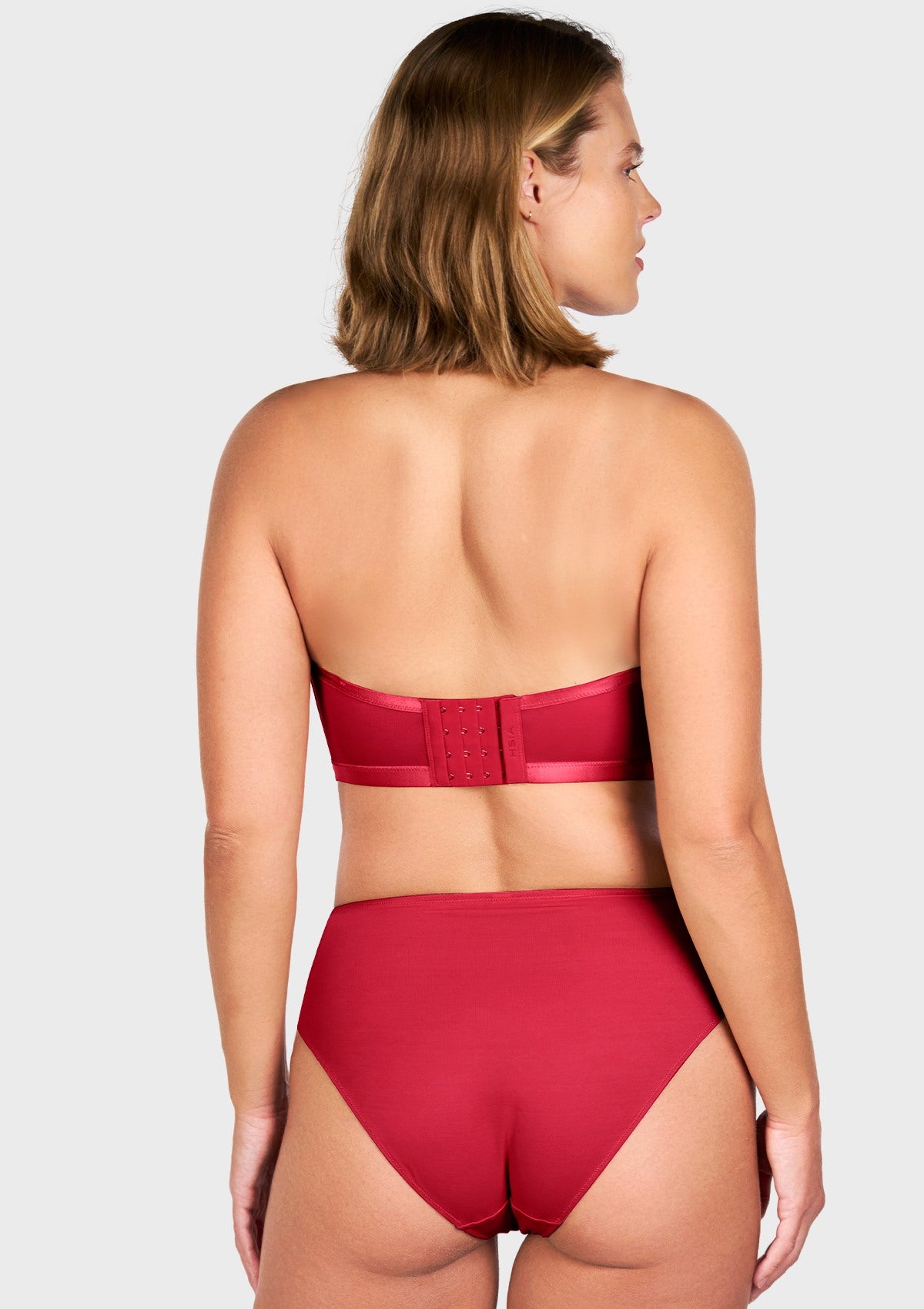 Bella Sheer Mesh Unlined Underwire Strapless Balconette Bra - HSIA