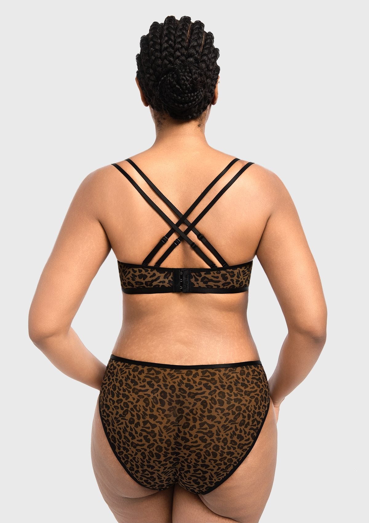 Lyra Sheer Mesh Multi-Way Unlined Balconette Bra - HSIA