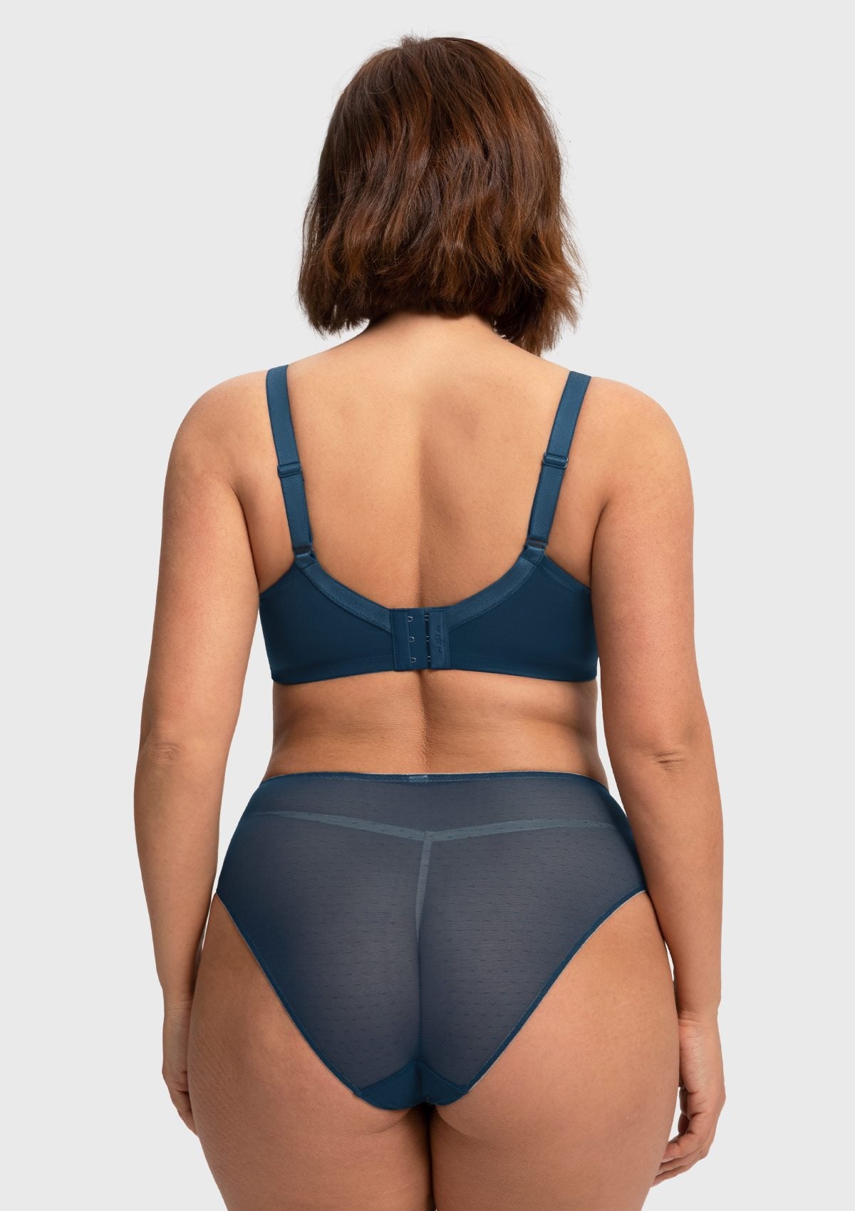 Enchante Lace Unlined Full Coverage Underwire Bra - HSIA