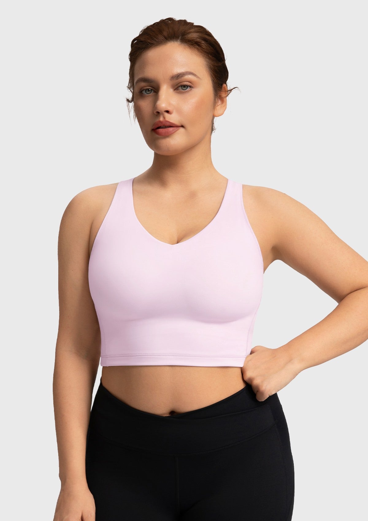 HSIA AirBalance Wirefree Lightly Padded Medium Support Breathable Sports Bra - HSIA