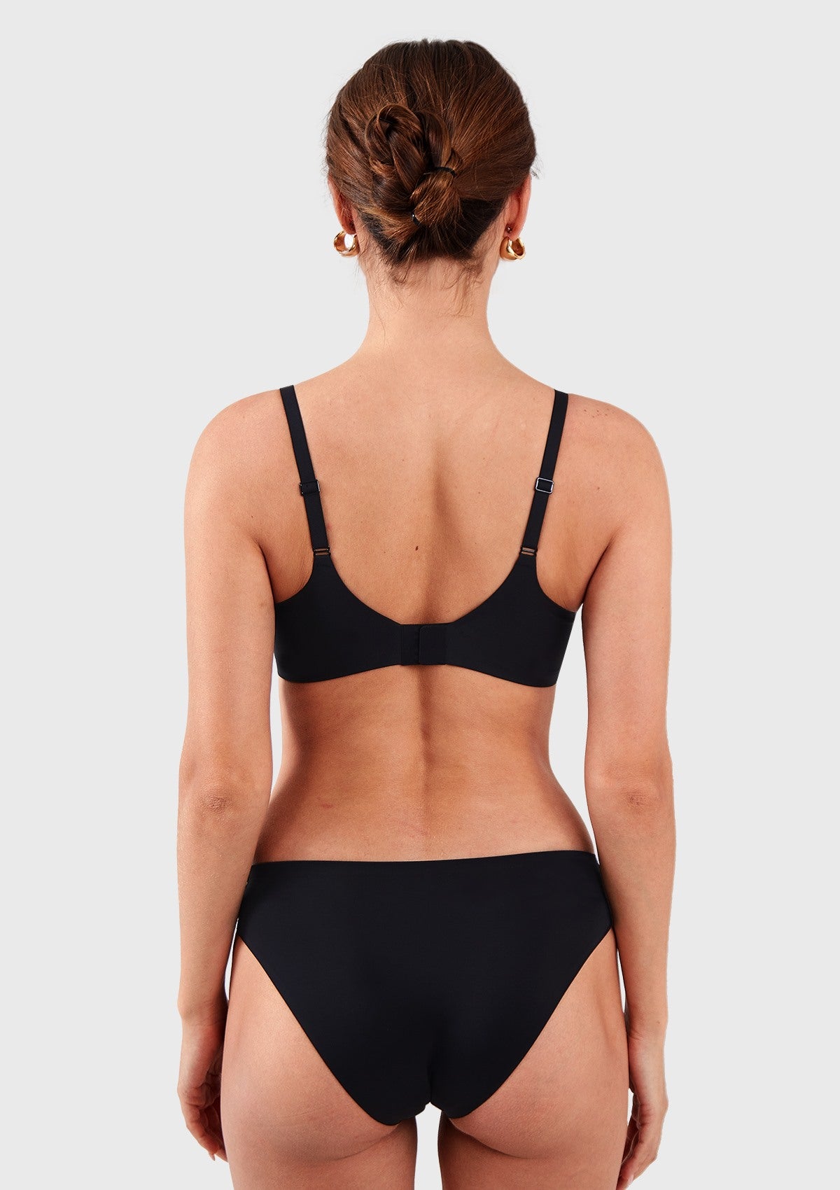 HSIA V-Neck Wireless Bra Breathable Mesh Lining Jelly Gel Lifting Support T-shirt Push Up Bralettes Plunge Seamless - HSIA