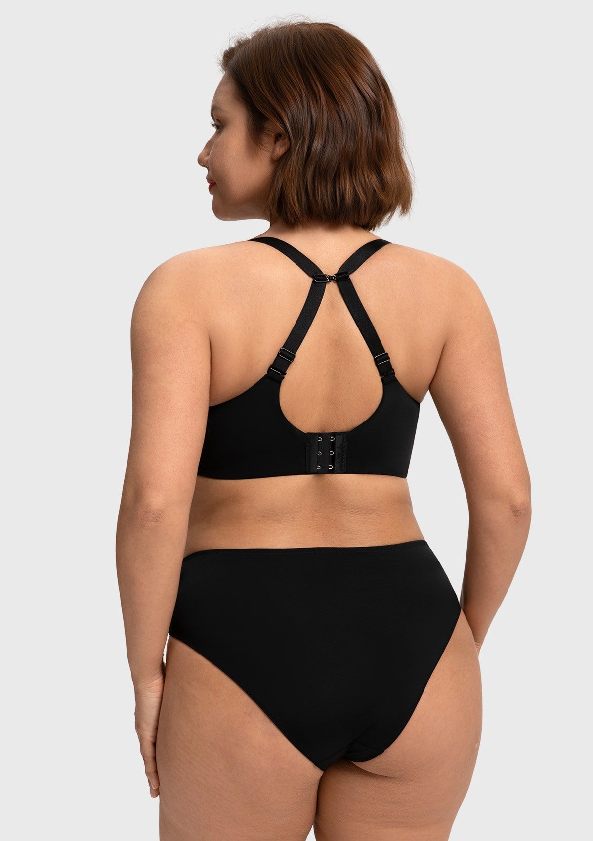 Comfort Underwire Front Closure Molded Cup Bra - HSIA