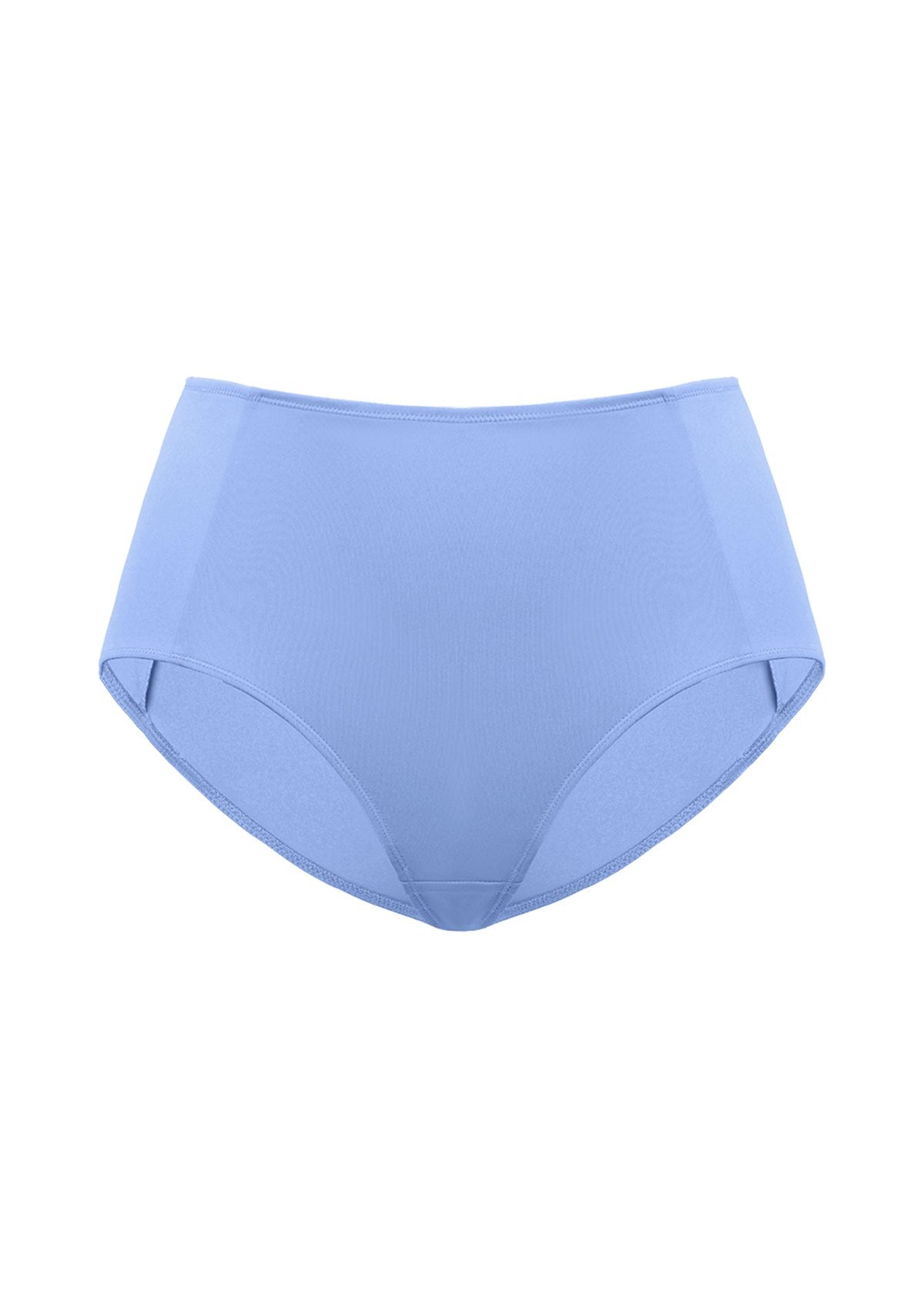 Clean studio product image of the vibrant Blue HSIA CoolComfort tummy control underwear, designed with reinforced side panels to naturally smooth your waistline.
