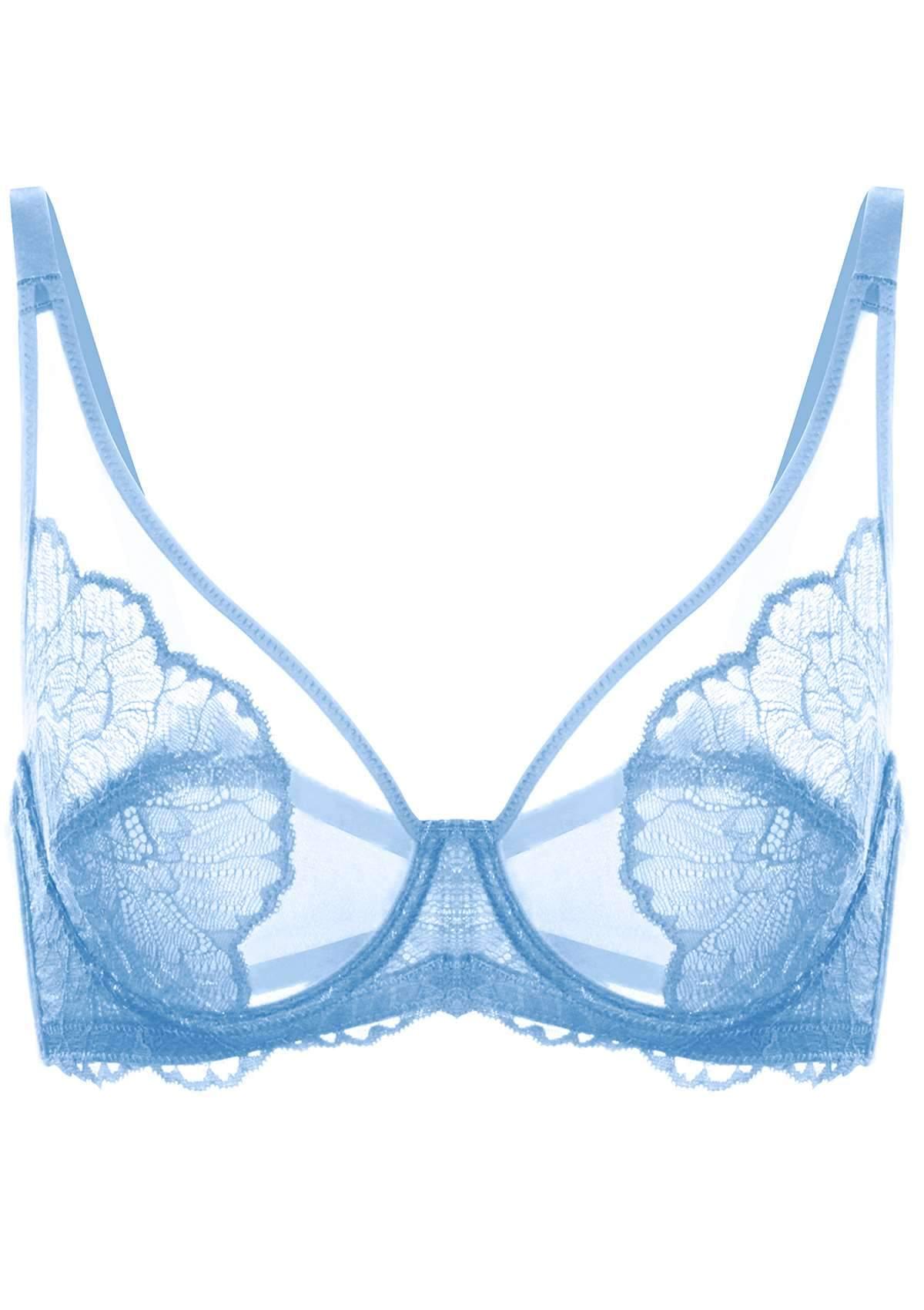 HSIA Blossom Pink Unlined Lace Bra - HSIA