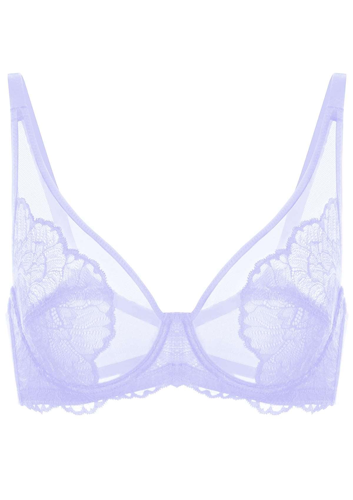 HSIA Blossom Pink Unlined Lace Bra - HSIA