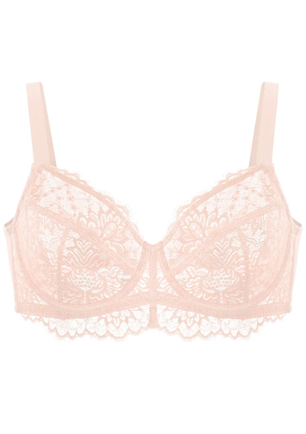 HSIA Black Sunflower Underwire Lace Bra - HSIA