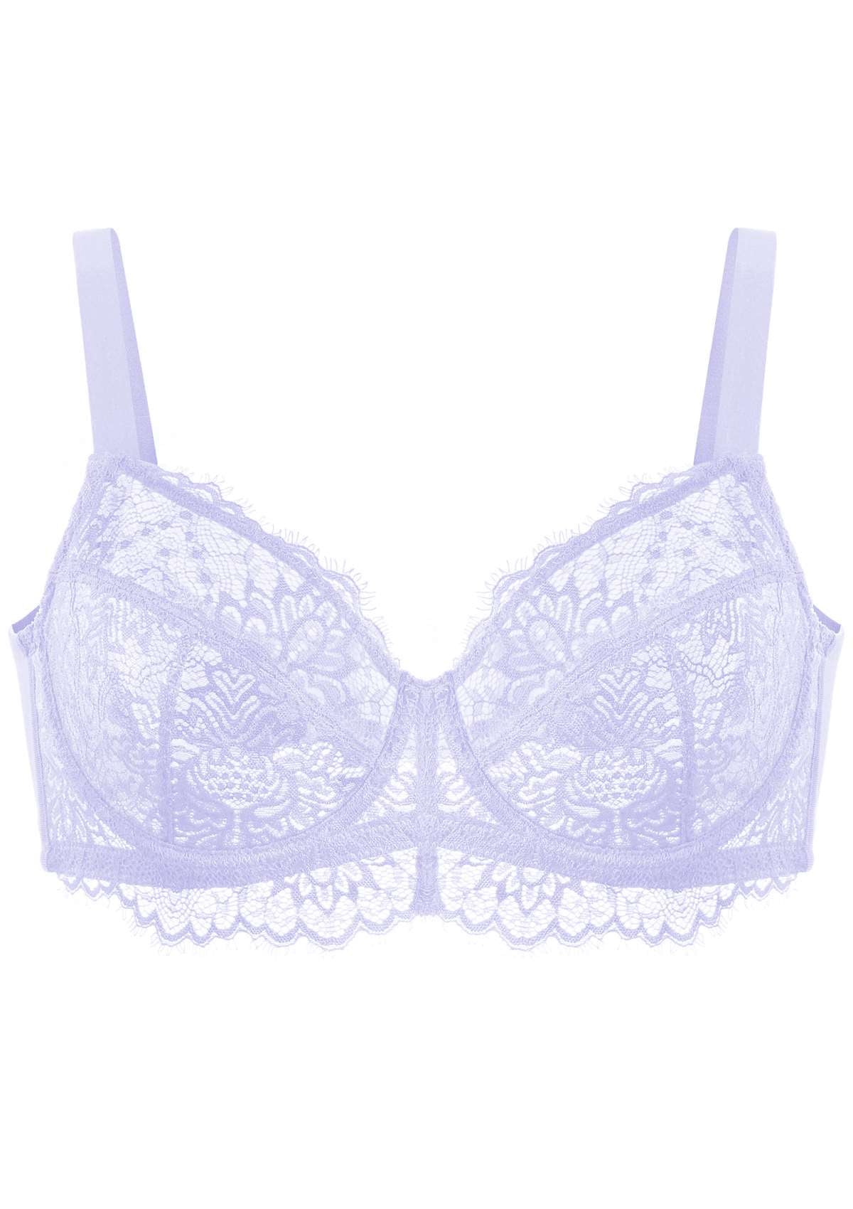 HSIA Black Sunflower Underwire Lace Bra - HSIA