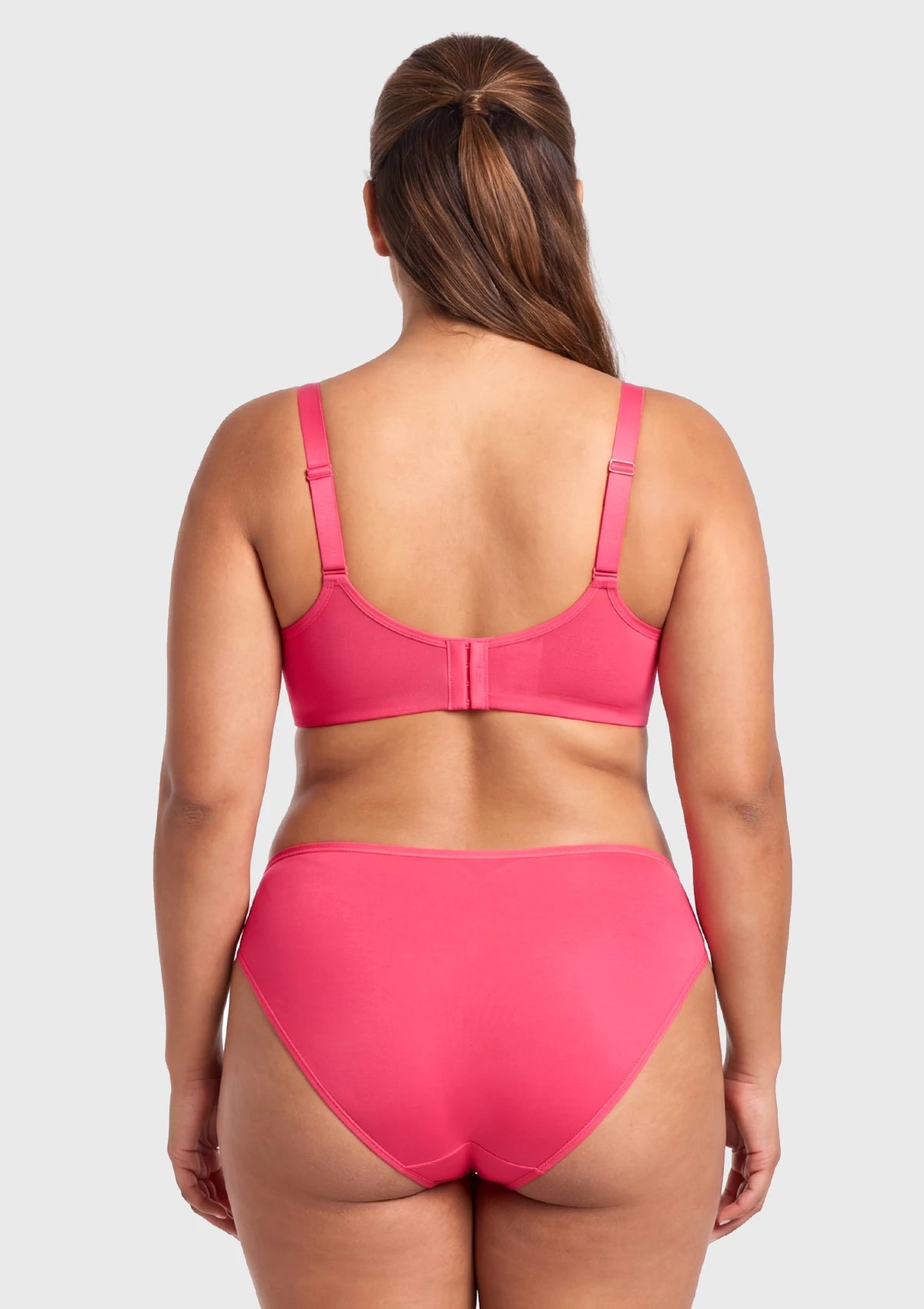 HSIA Square Neckline Half Cup Full-Bust Bra Double Layer Padded 3D Curved Cups Wide Pressure-Relief Straps Breathable Mesh Side Support Smooth Seamless ¨C HSIA