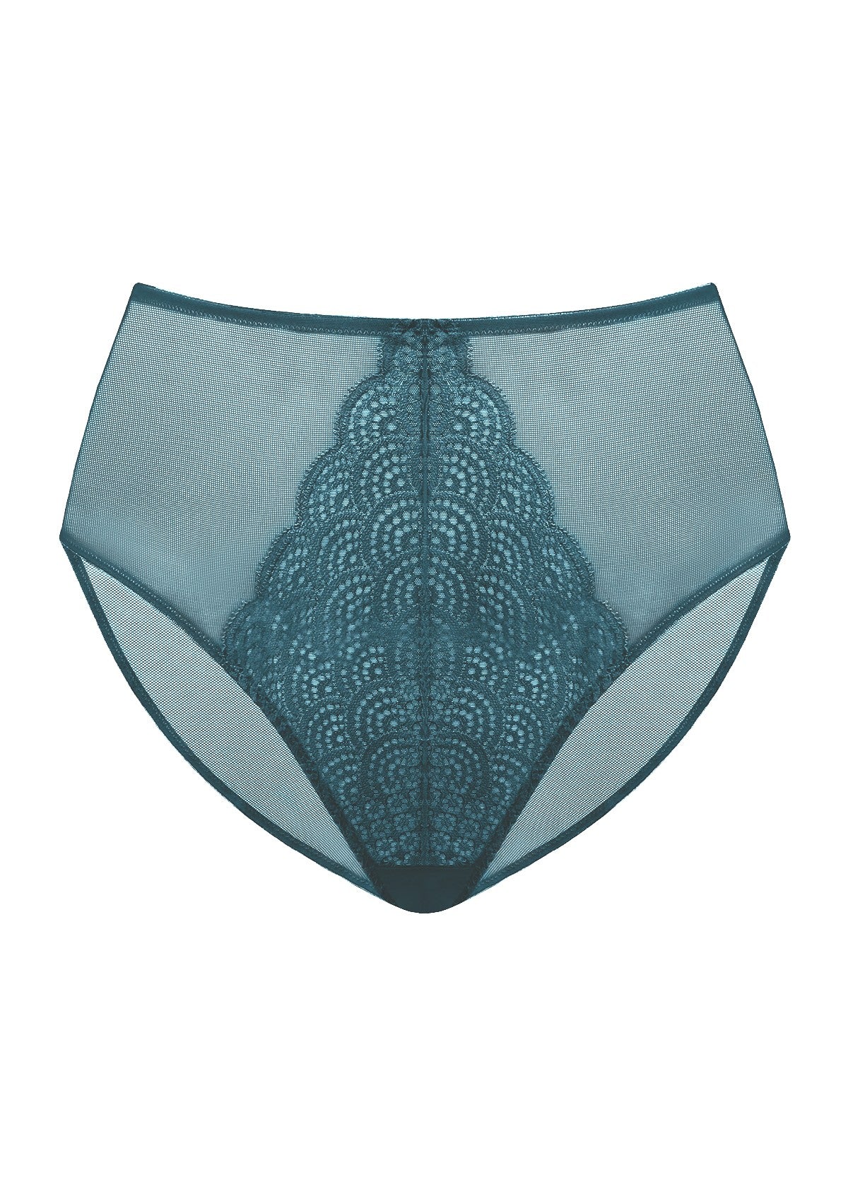 Mermaid High-Rise Lace Brief Underwear - HSIA