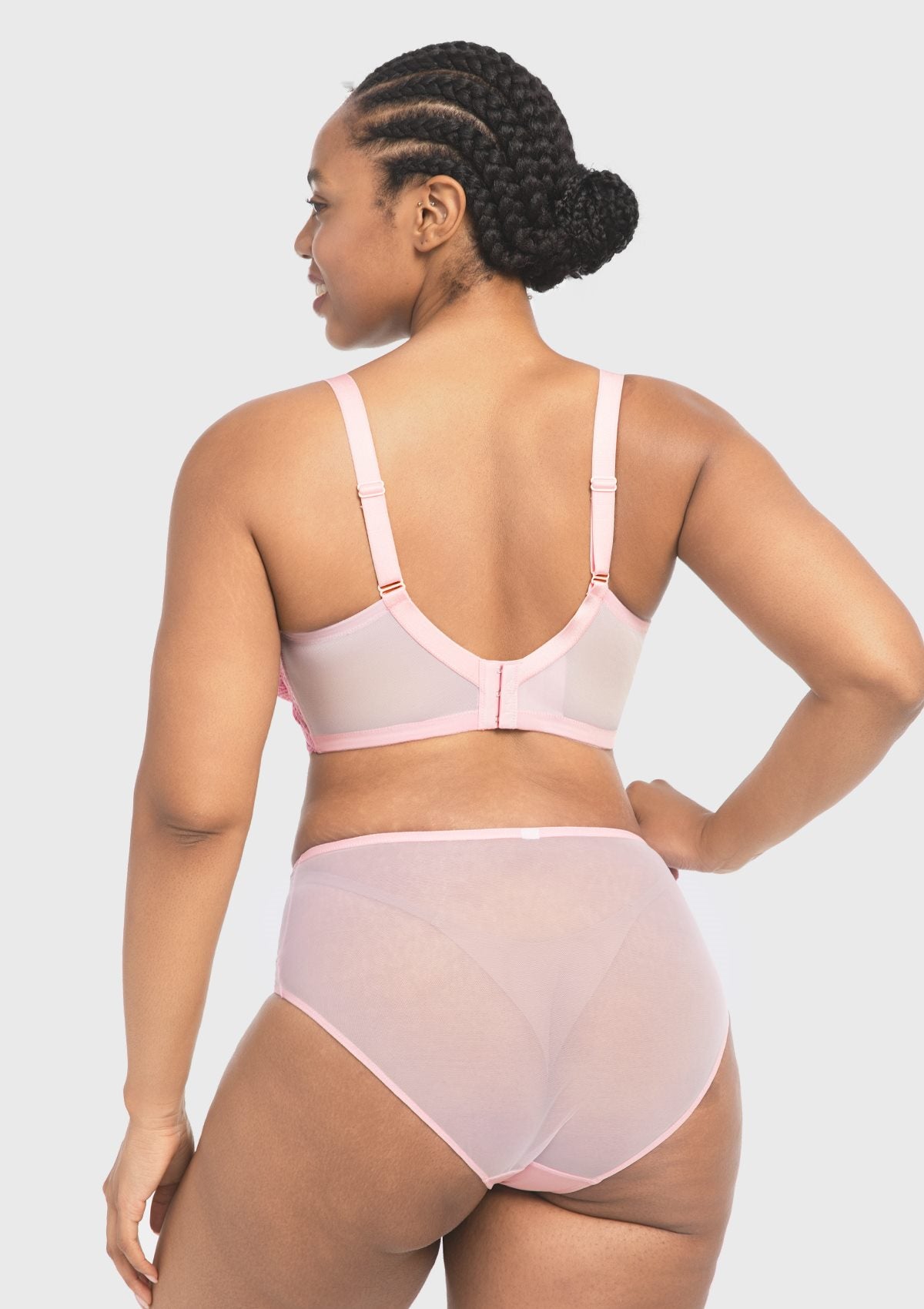 Mermaid Scales Lace Unlined Bra - HSIA