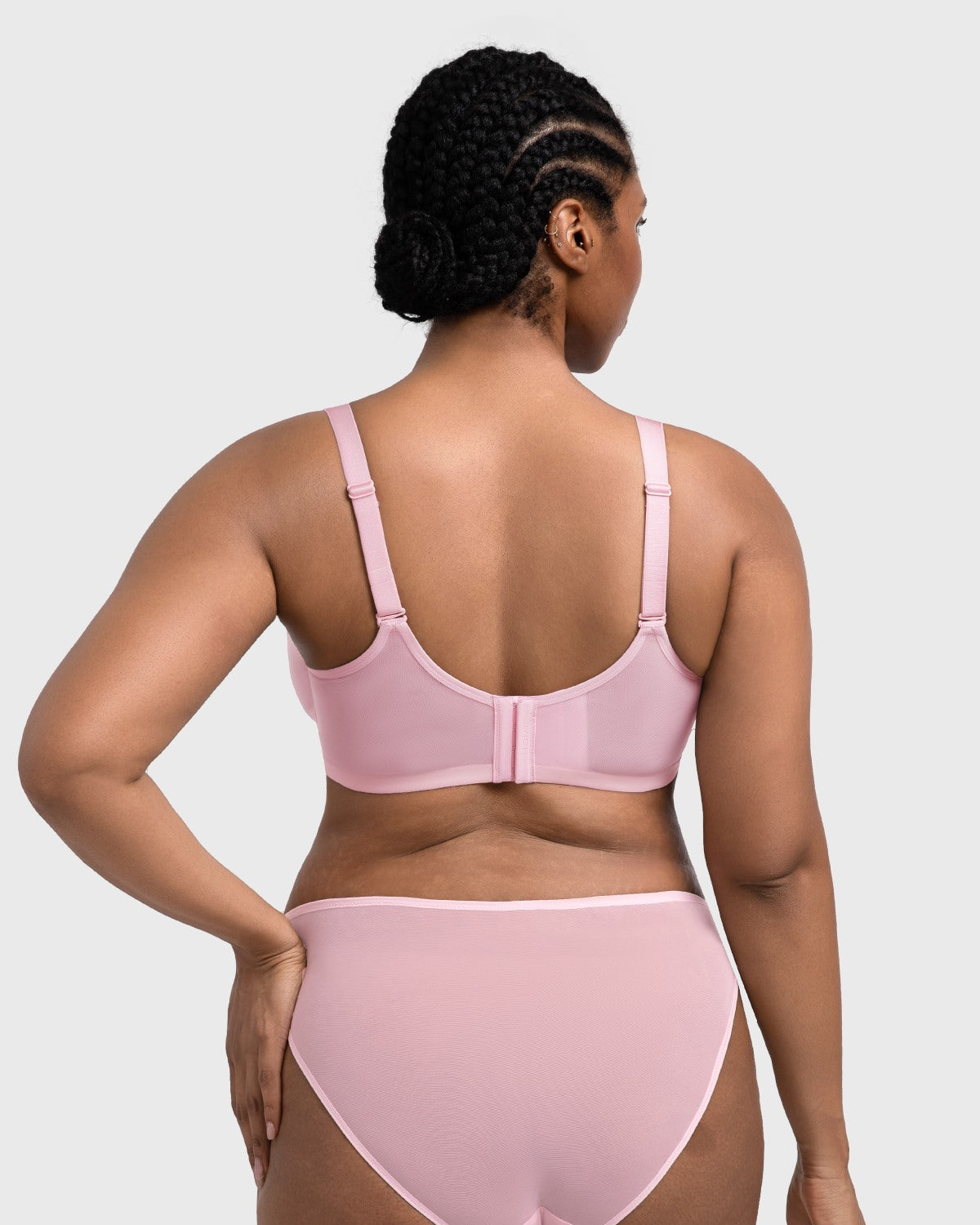Seraphina Unlined Underwire Sheer Mesh Bra - HSIA