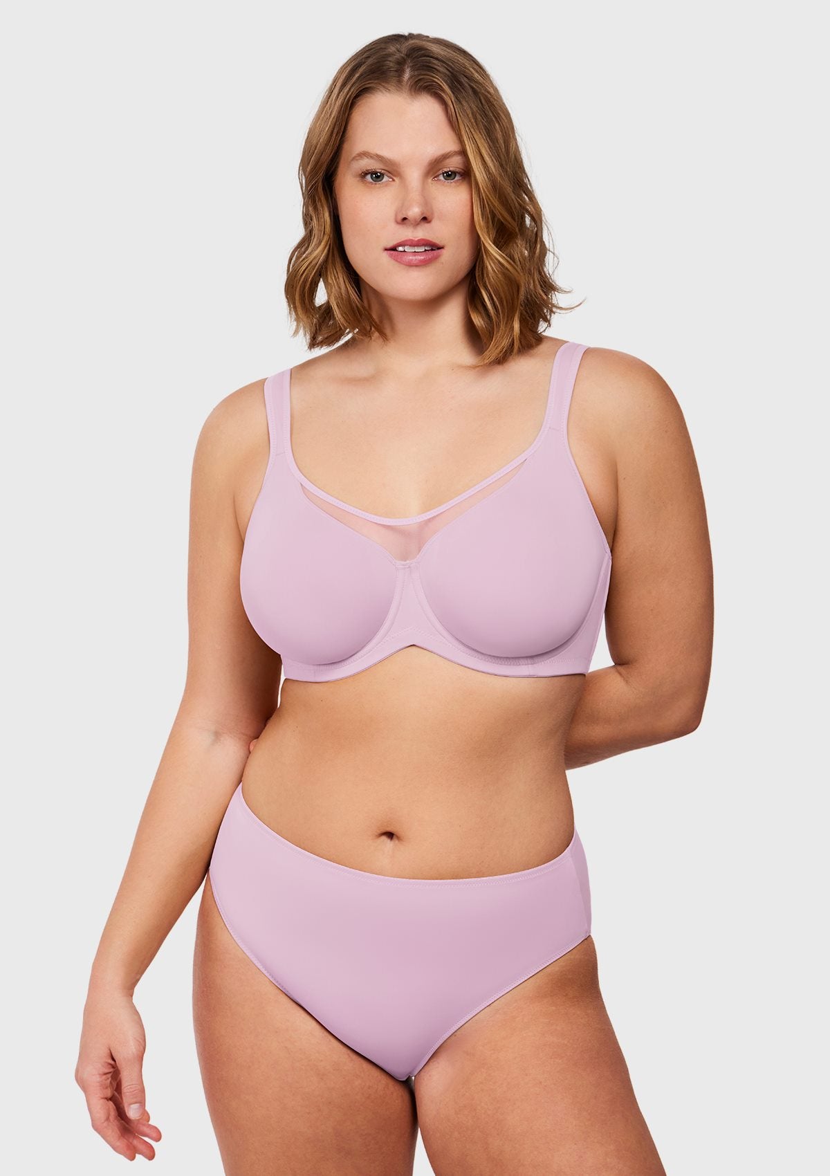 CoolComfort Smoothing Unlined Minimizer Underwire Bra - HSIA