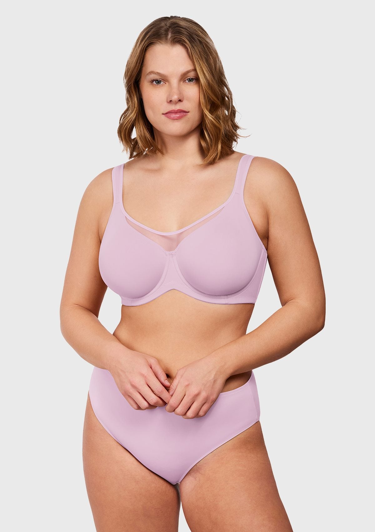 CoolComfort Smoothing Unlined Minimizer Underwire Bra - HSIA