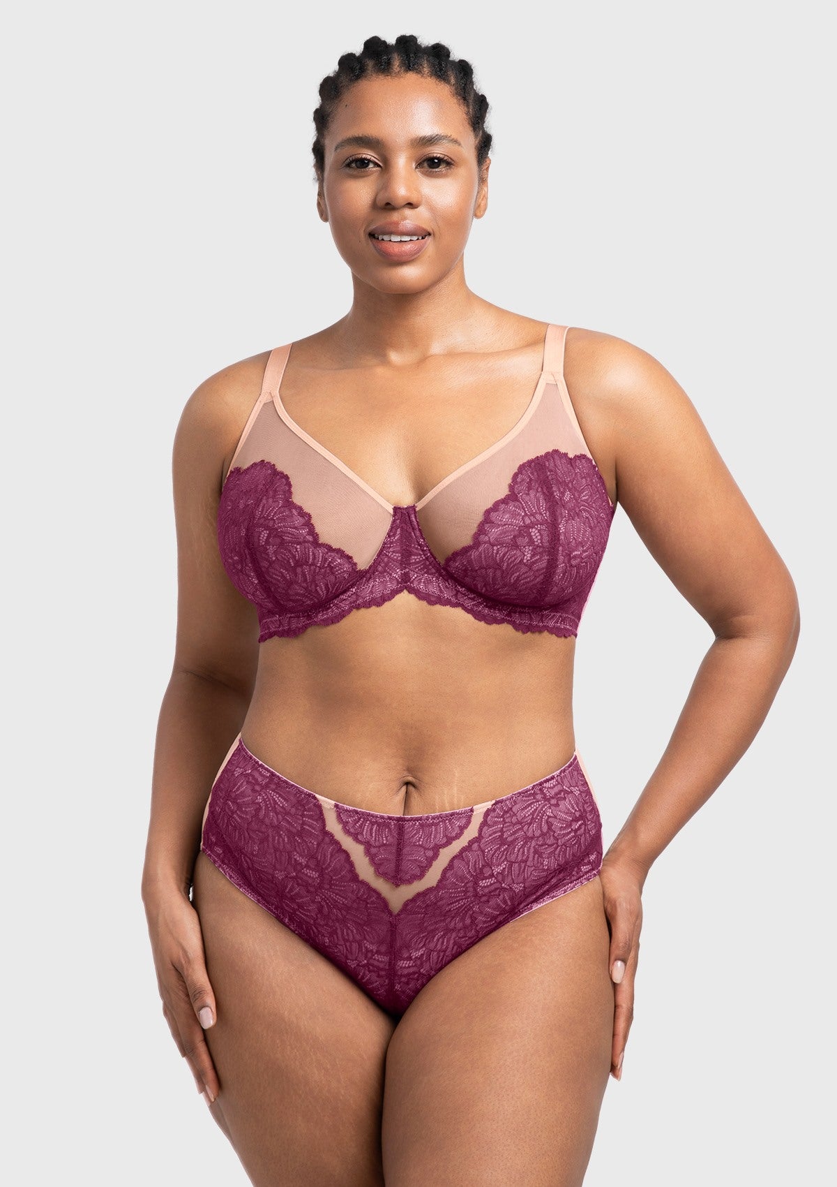 HSIA Blossom Unlined Lace Underwire Bra - HSIA