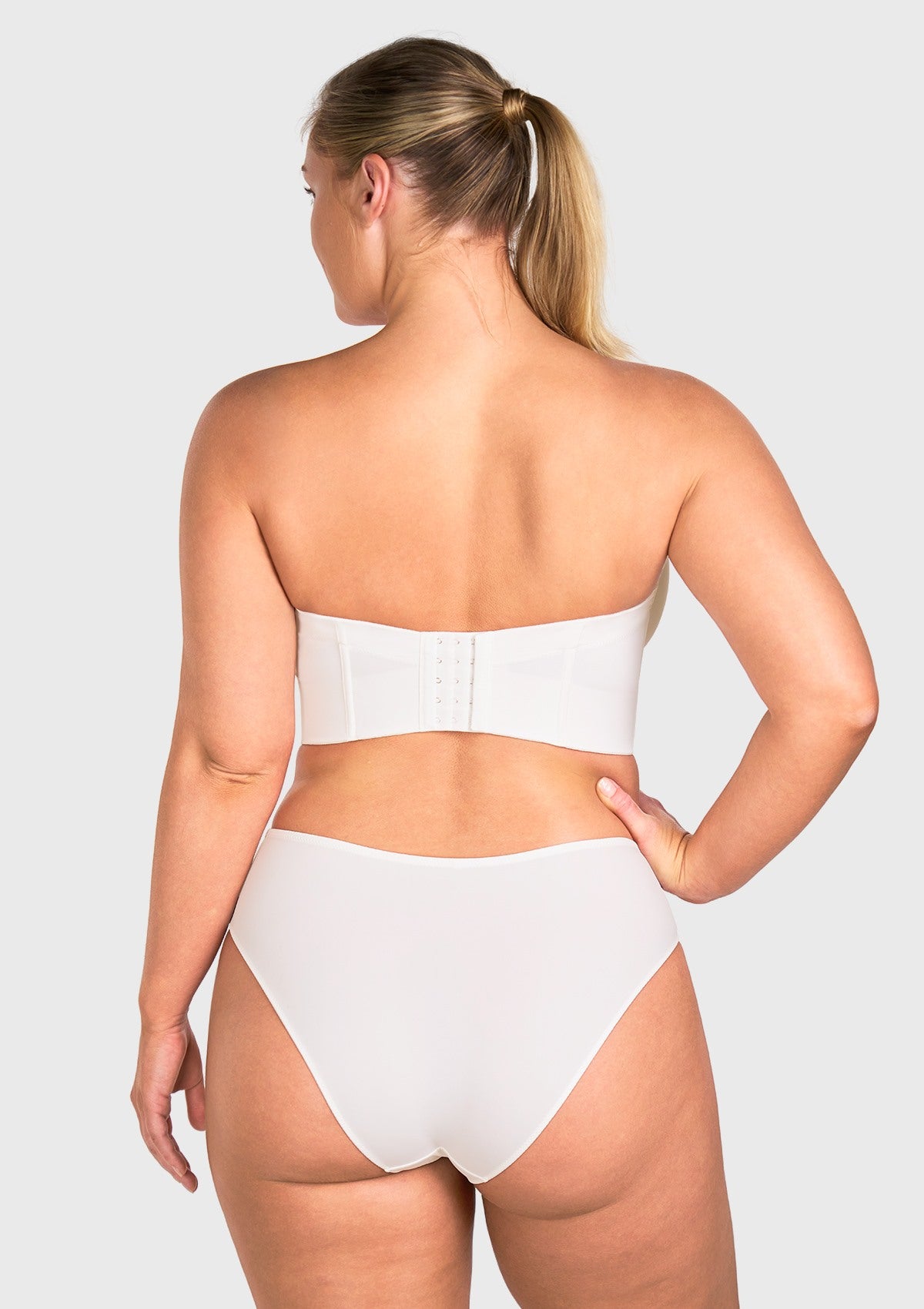 Seamless Cooling Longline Strapless Bra - HSIA