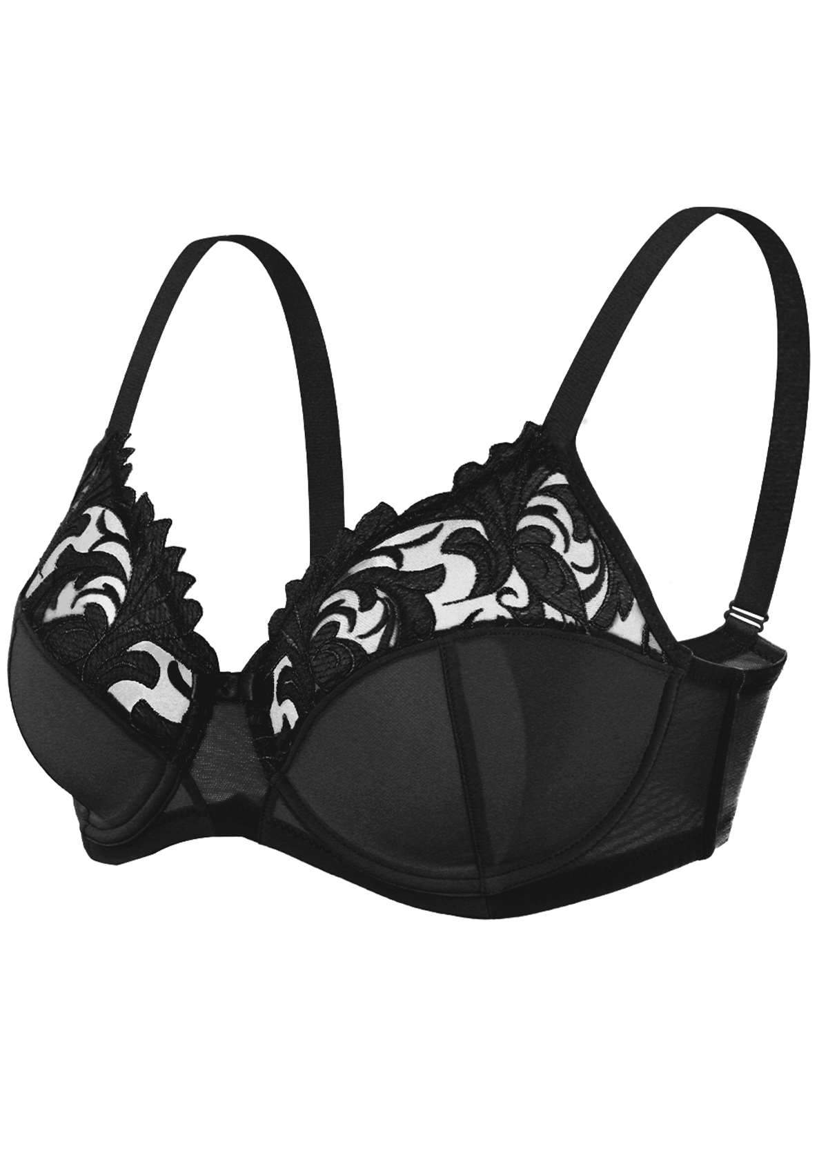 Gala Embroidered Unlined Bra - HSIA