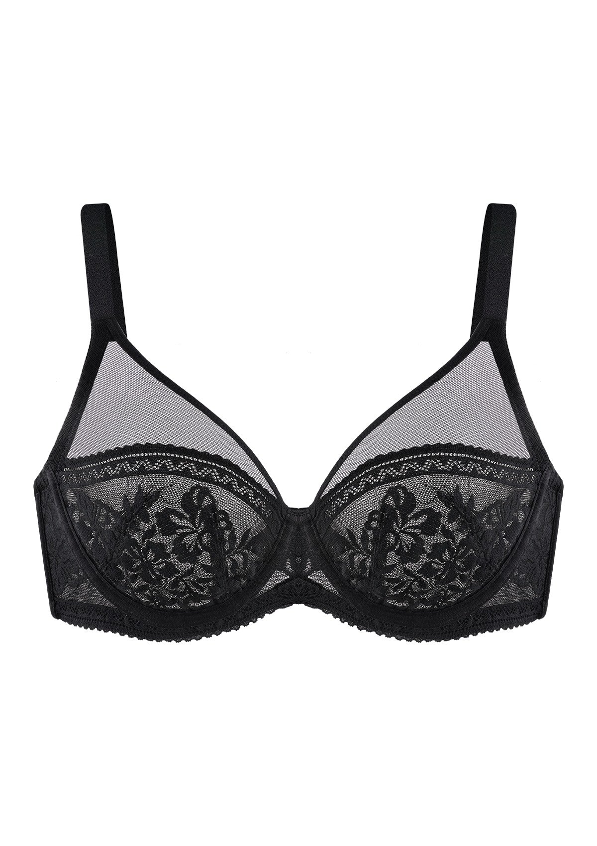 Gladioli Lace Unlined Underwire Bra - HSIA