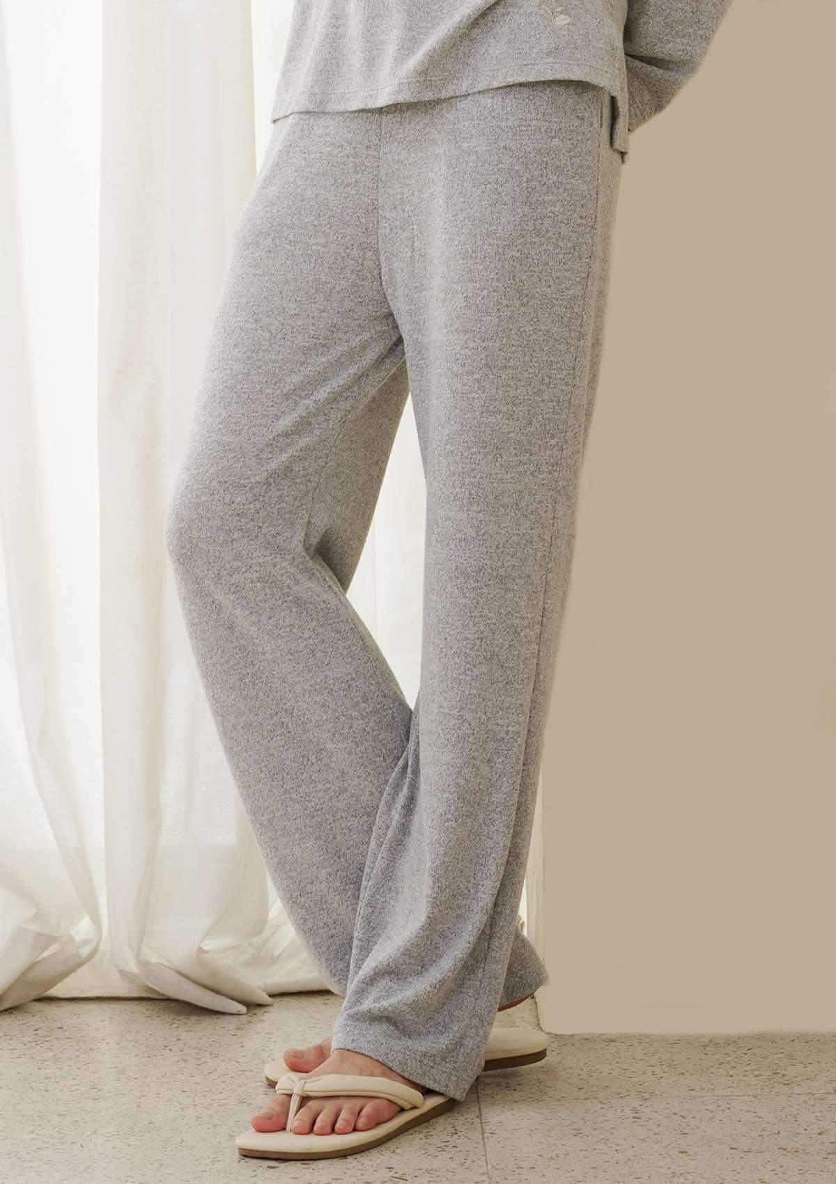 HSIA Knit Long Sleeve Pajama Set - HSIA