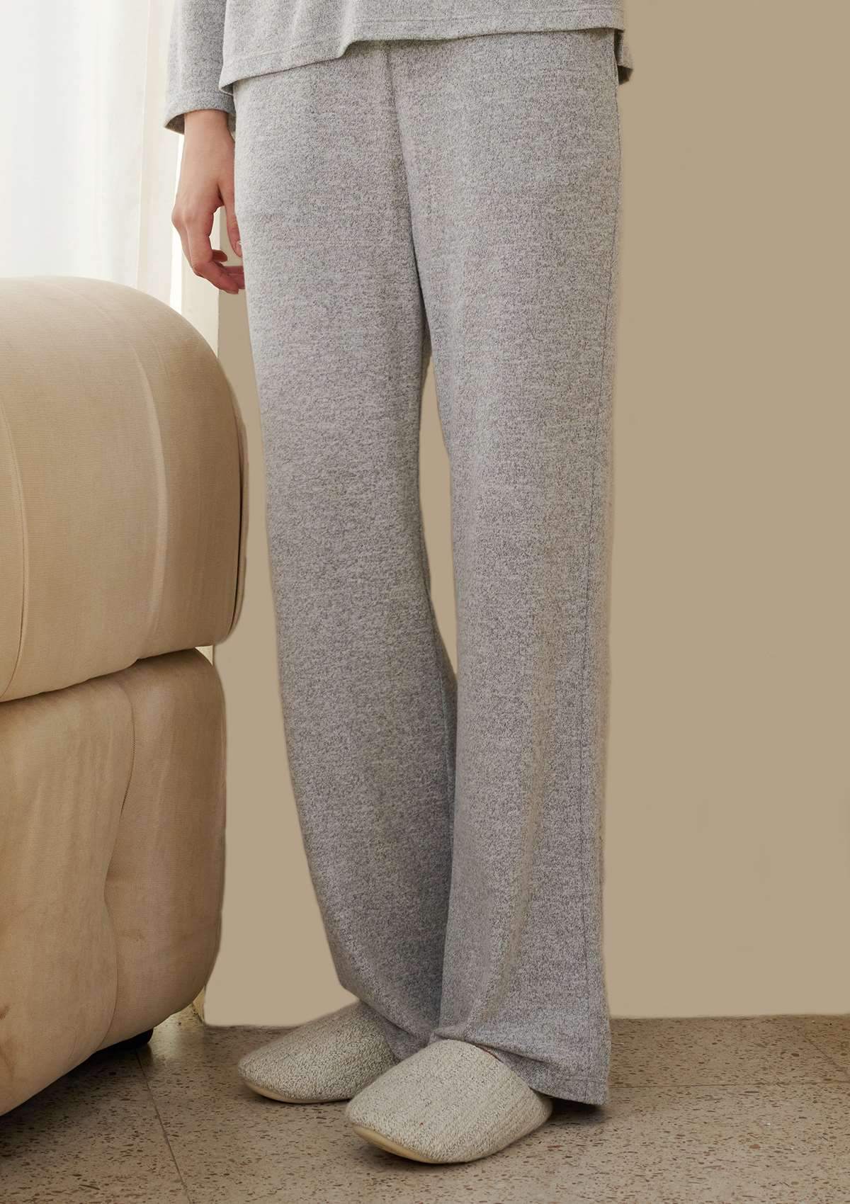 HSIA Knit Long Sleeve Pajama Set - HSIA