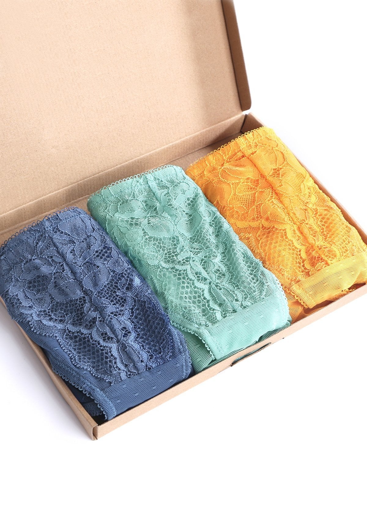 Enchante Lace Bikini Panties 3 Pack - HSIA