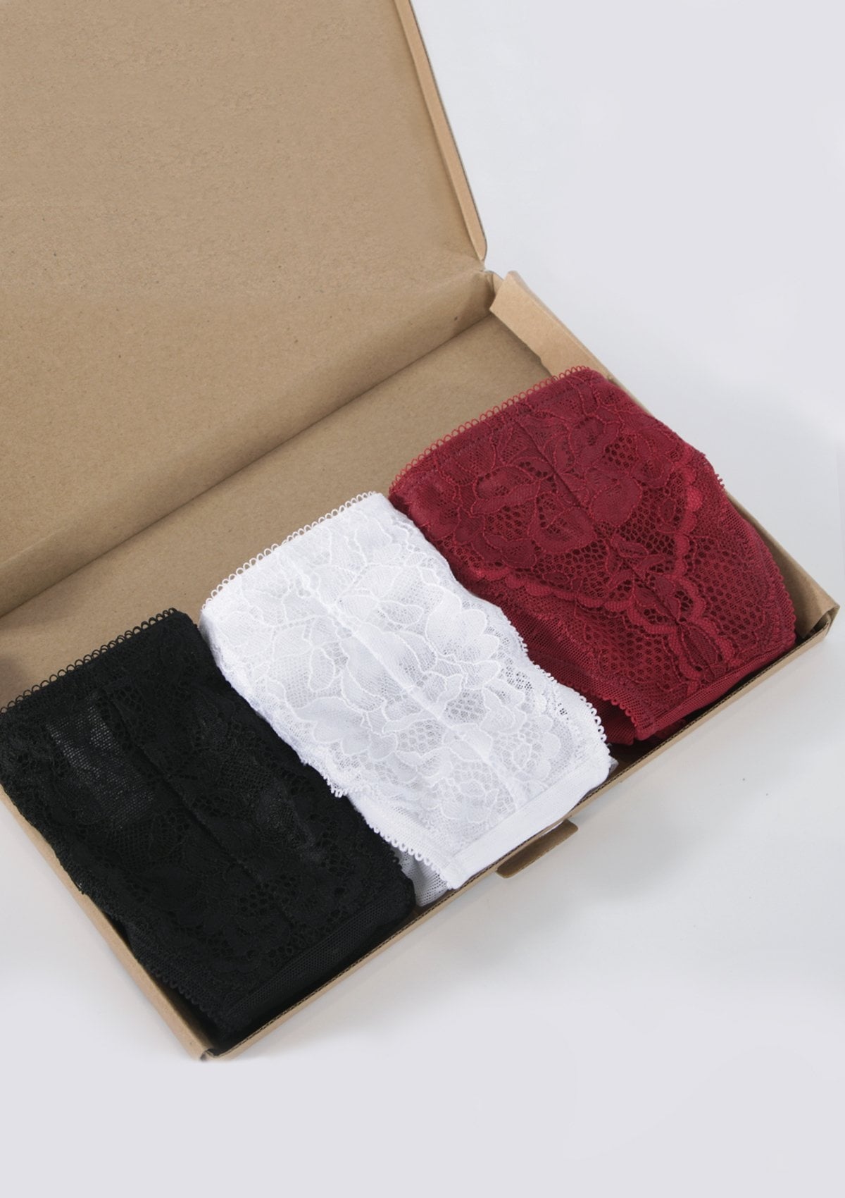Enchante Lace Bikini Panties 3 Pack - HSIA