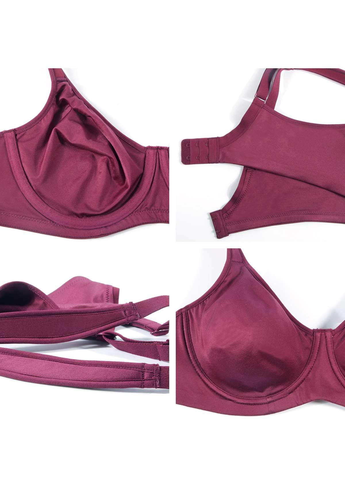Edith Unlined Full Coverage Minimizer Bra - HSIA