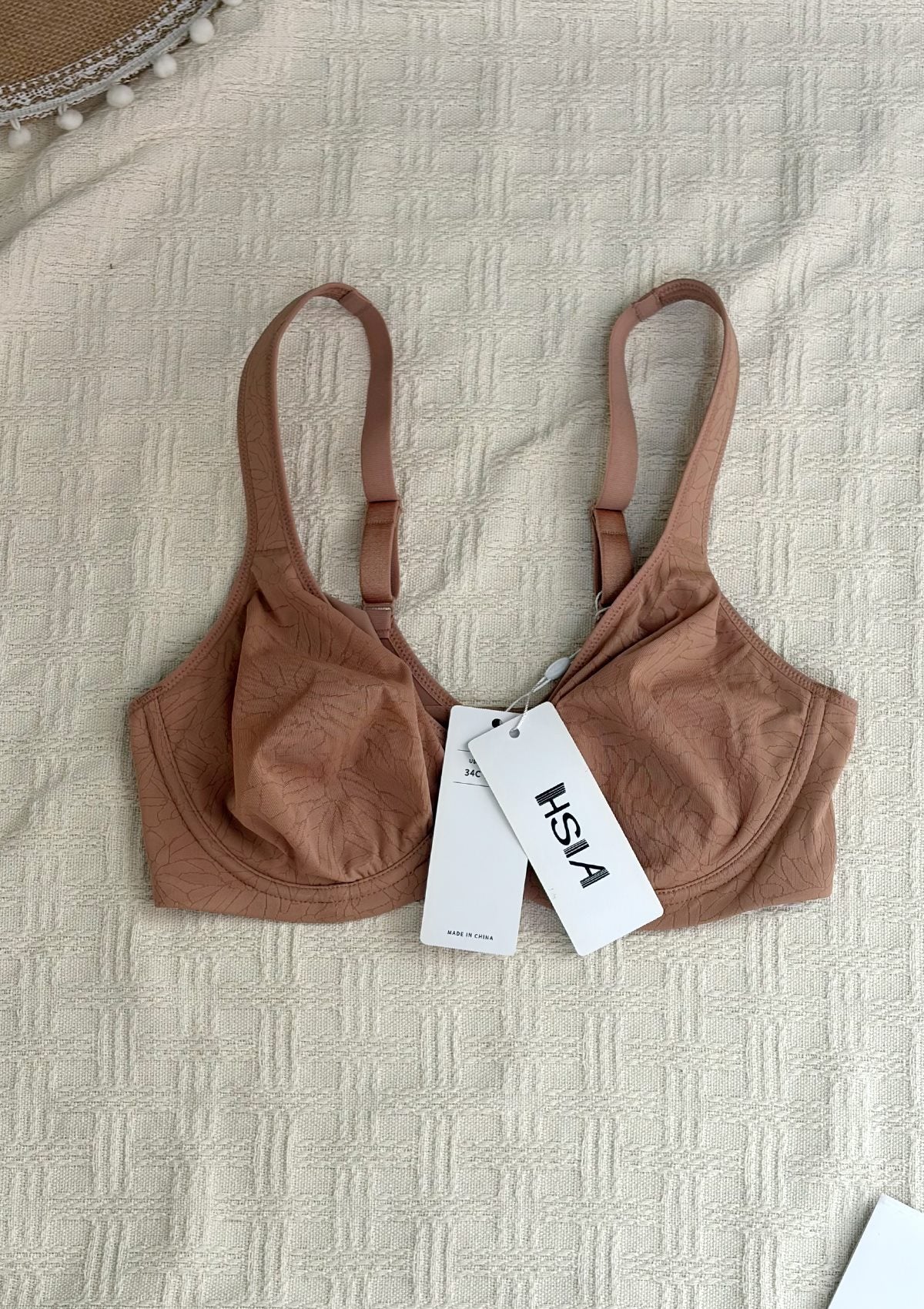 HSIA—HSIA Joan Comfortzone Soft T-Shirt Full Coverage Unlined Unpadded Underwire Plus Size Minimizer Bra Everyday Bra - HSIA