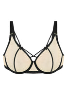 Sandwich Air cup Punky Underwire Mesh Bra - HSIA